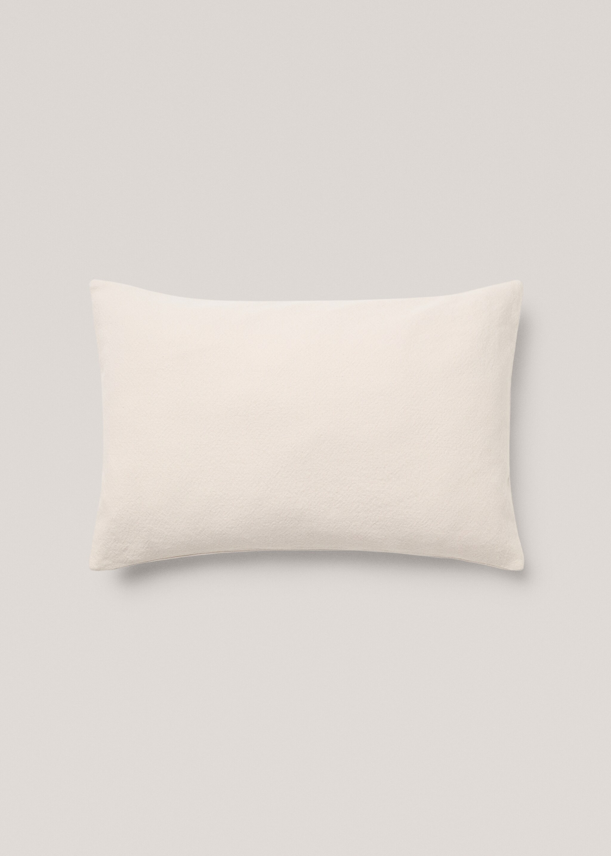 Kuddfodral blandning linne och bomull 40x60 cm - Detaljer om artikeln 1, Brun. Ref: 77013290-00.