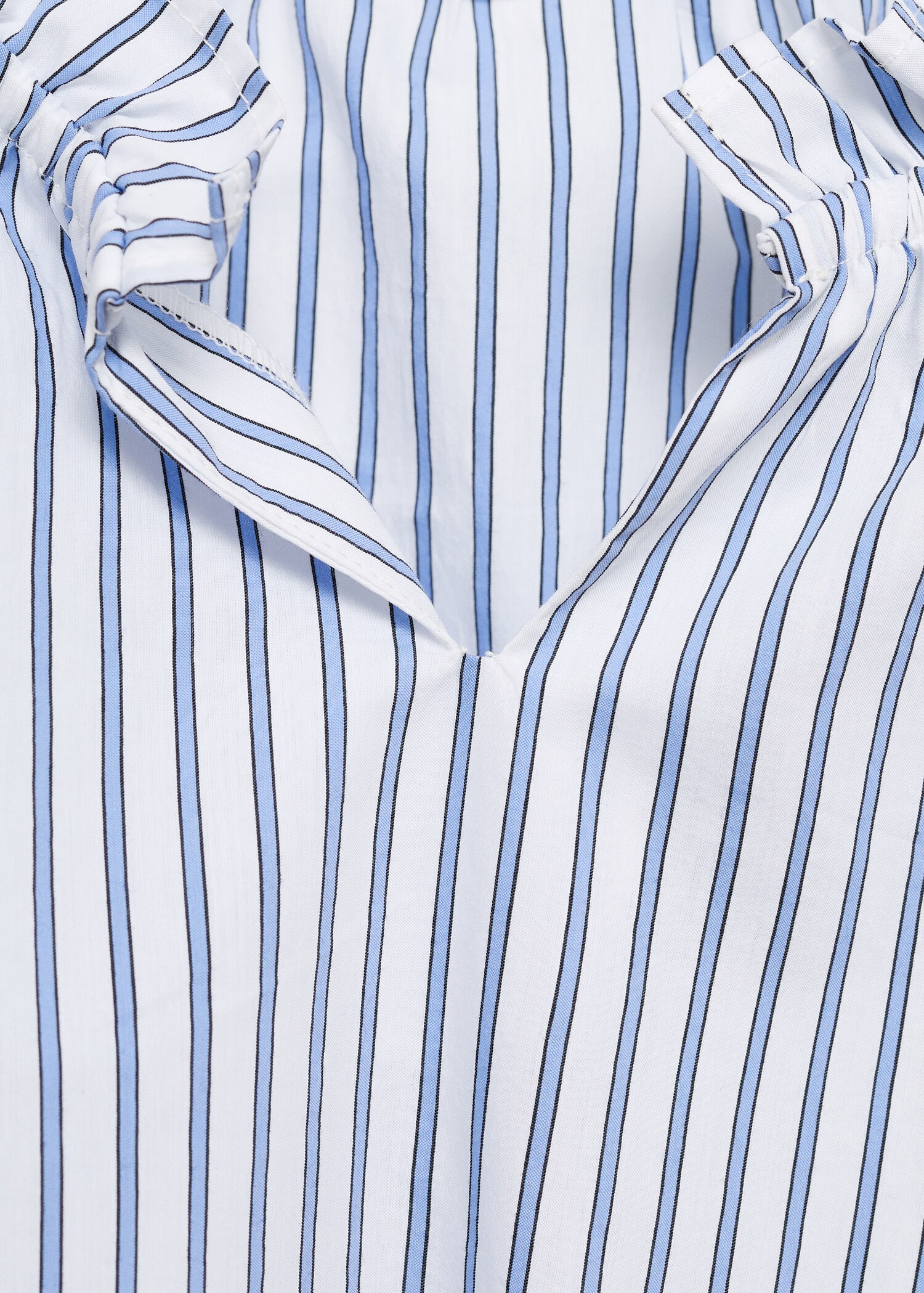 Ruched detail striped blouse - Details of the article 8