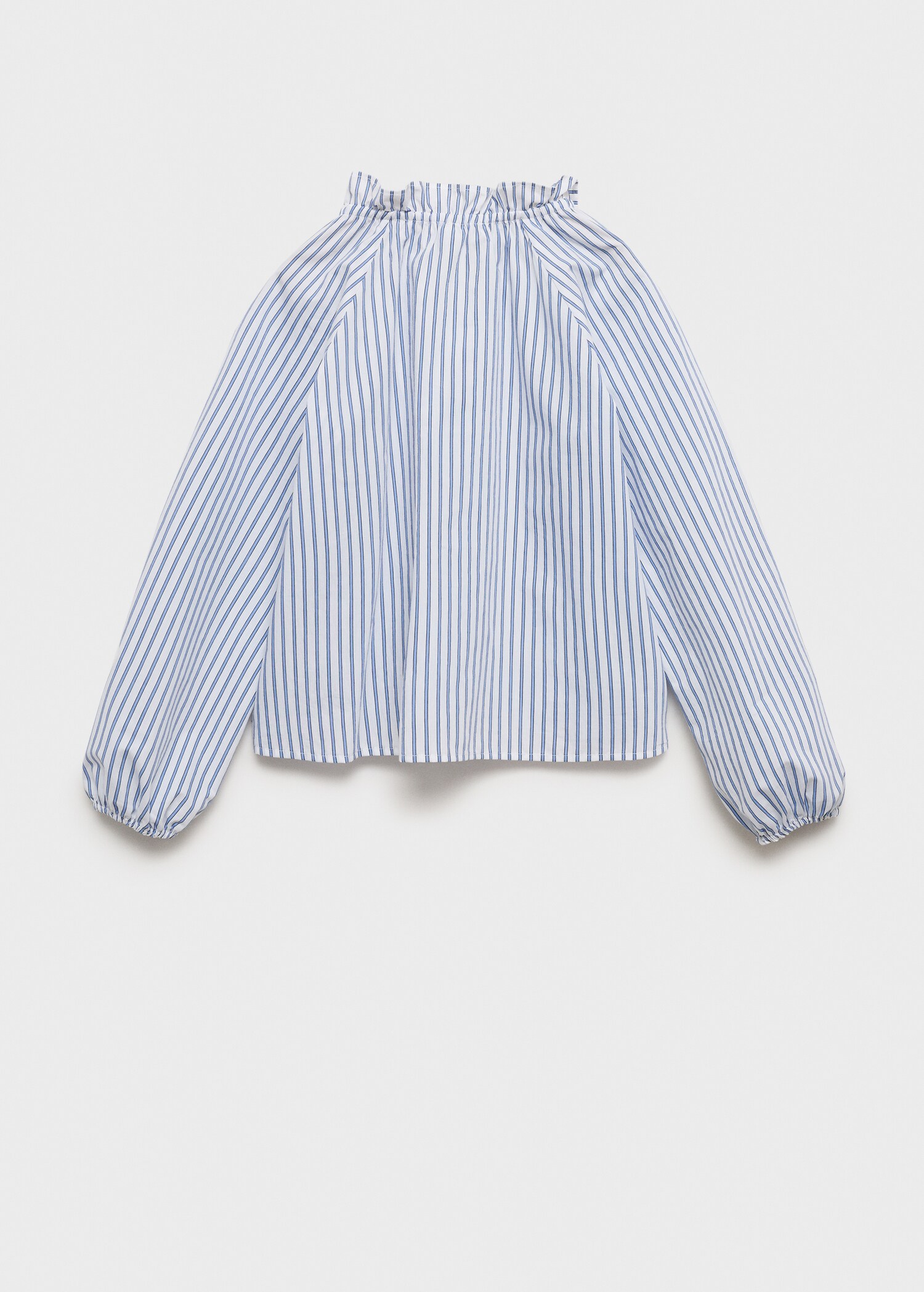 Ruched detail striped blouse - Reverse of the article