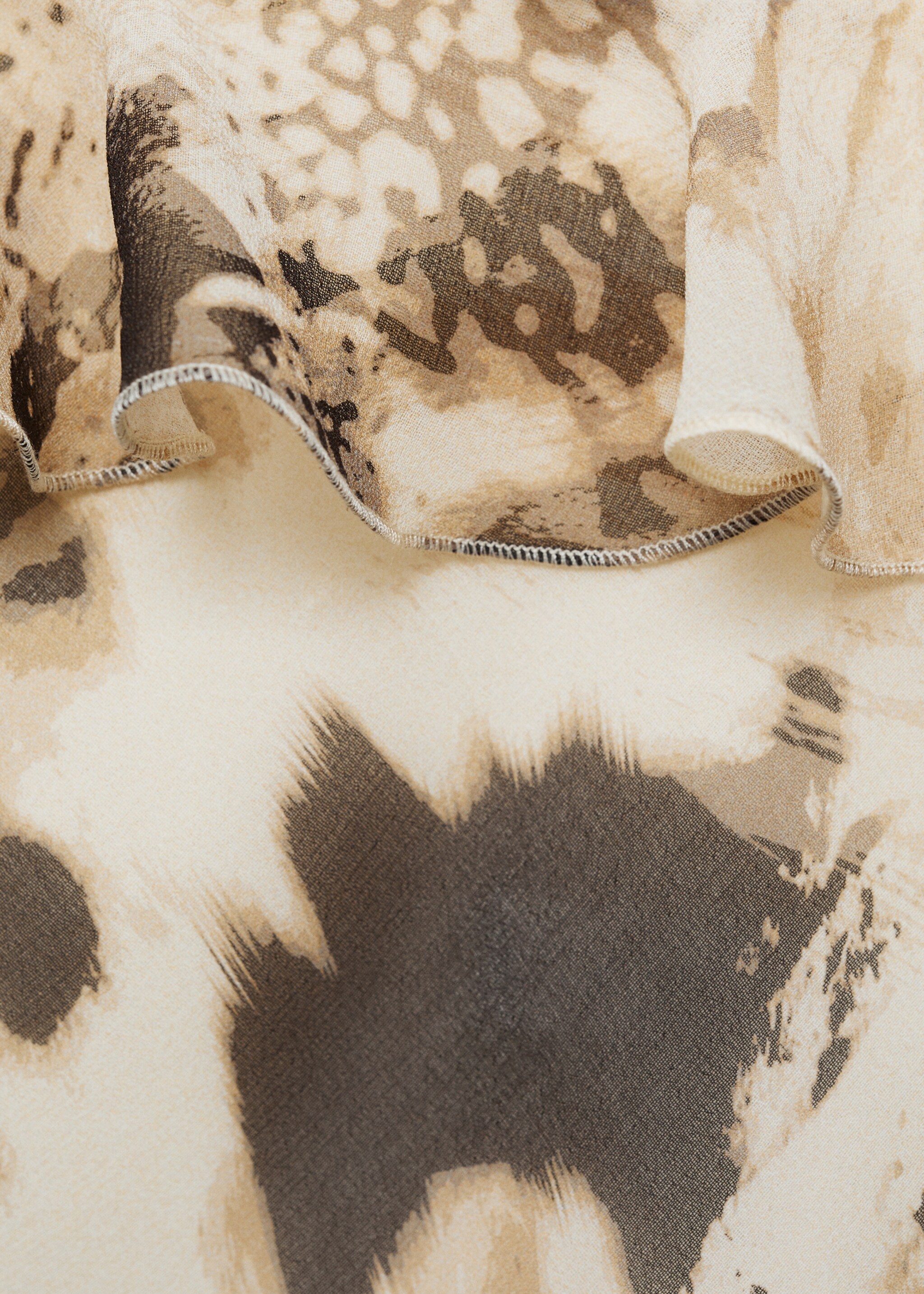 Rüschenkleid mit Animal Print - Detail des Artikels 0