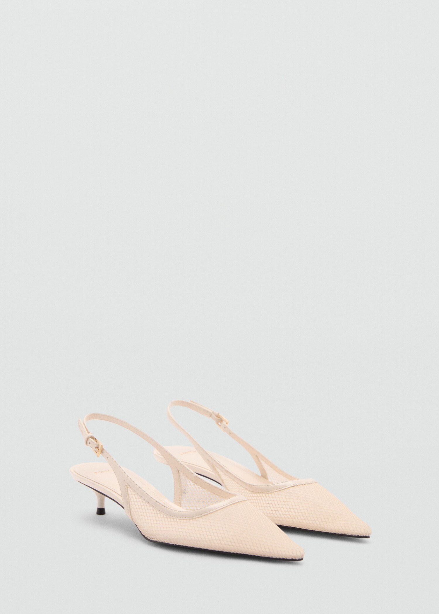 Heeled mesh shoes - Medium plane