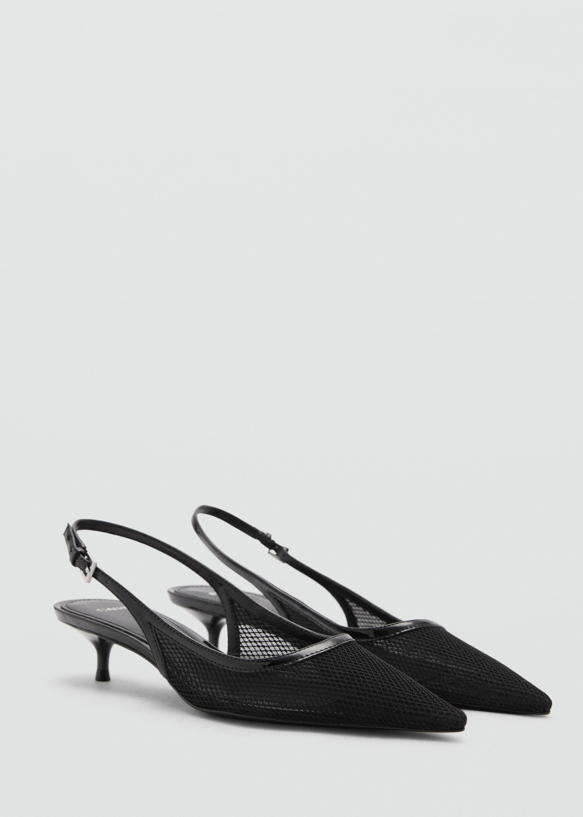 Heeled mesh shoes - Medium plane