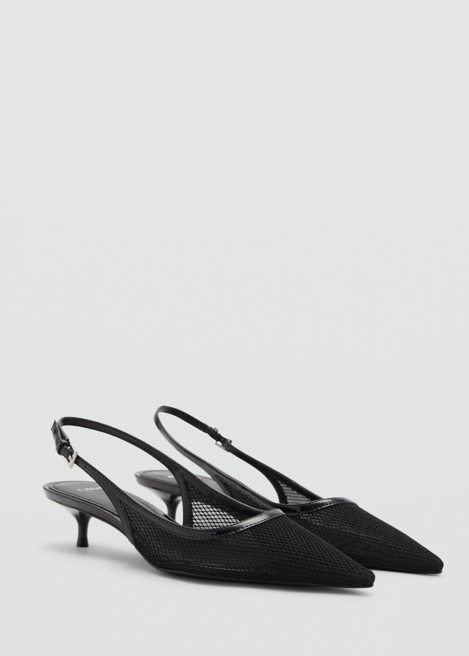 Heeled mesh shoes - Medium plane