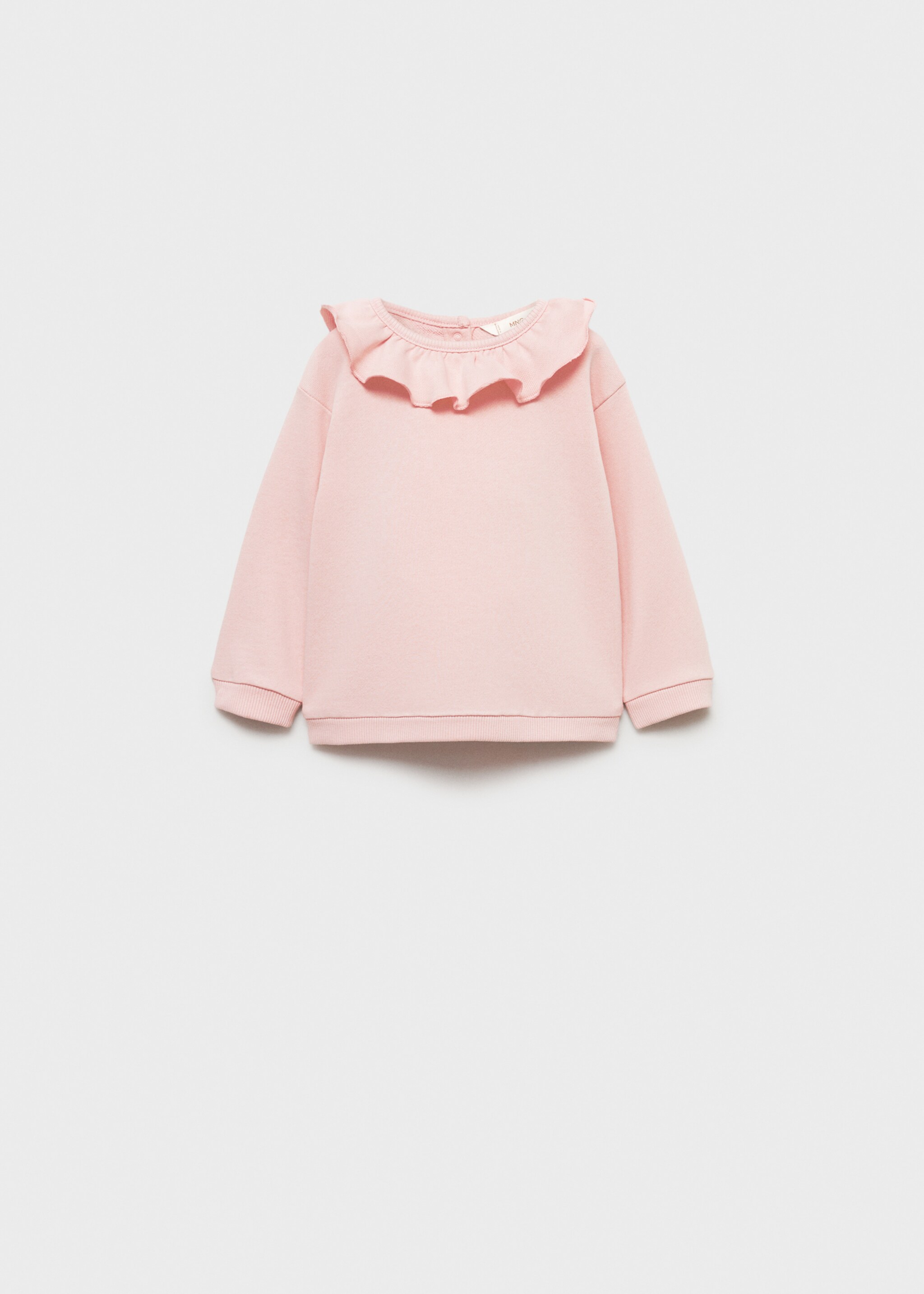 Ruffle cotton sweatshirt - Article without model