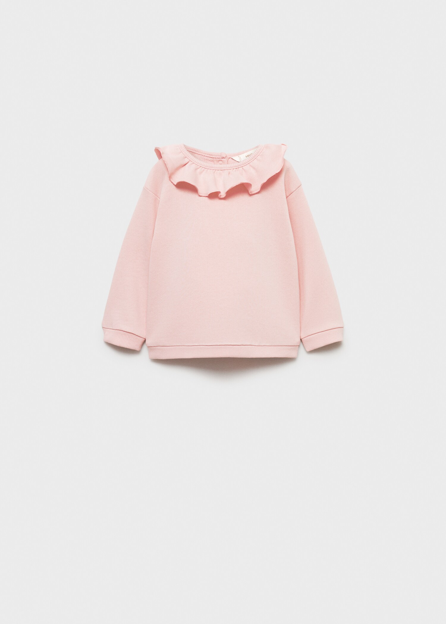 Ruffle cotton sweatshirt - Article without model