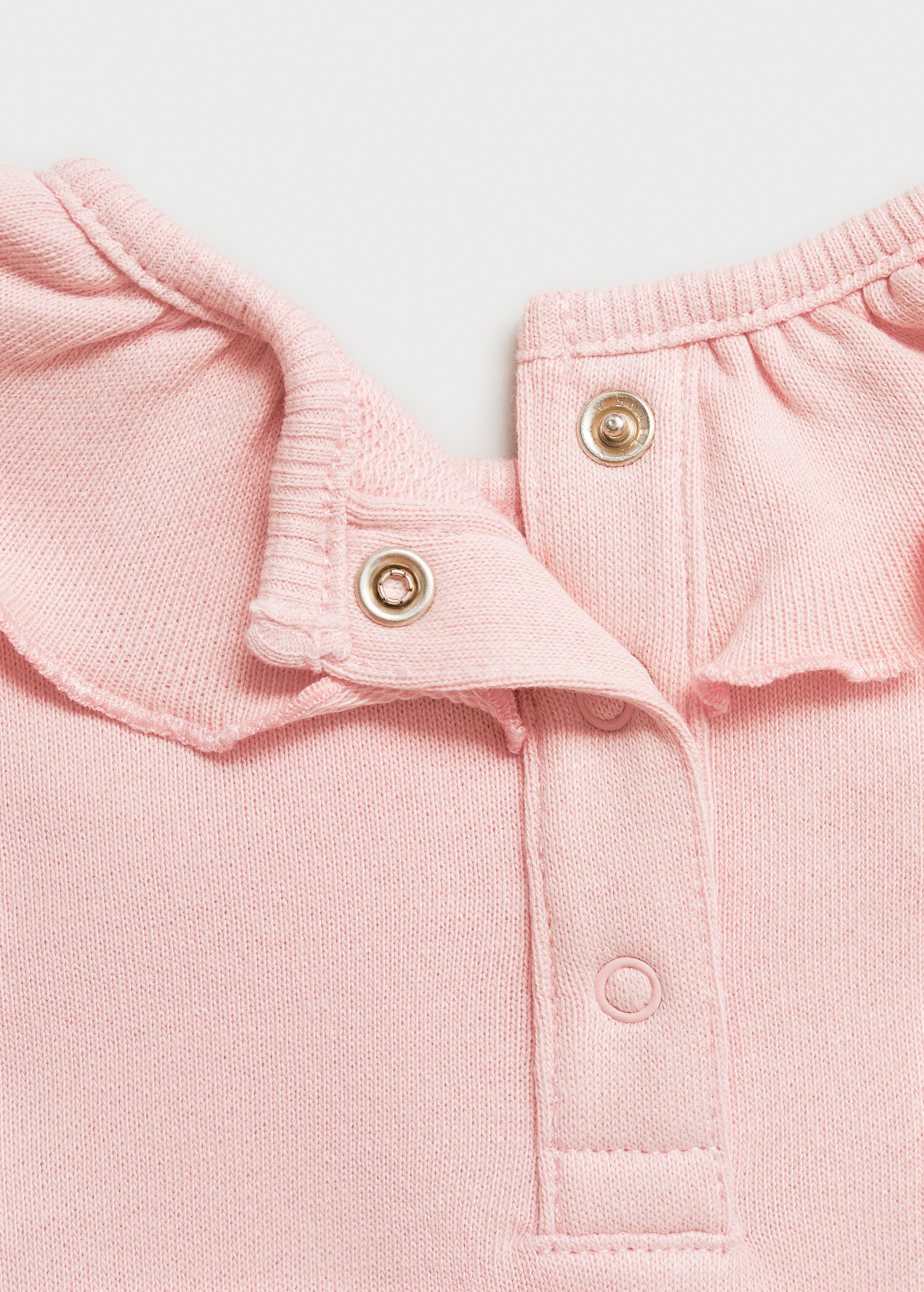 Ruffle cotton sweatshirt - Details of the article 0