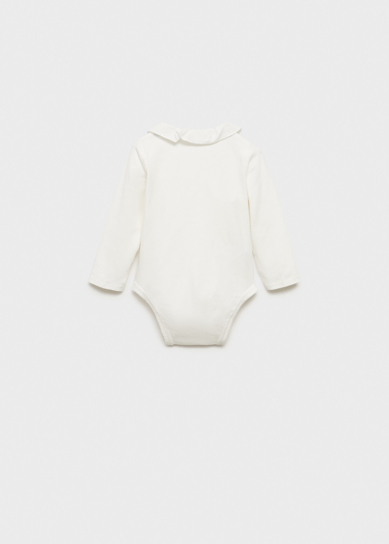 Babydoll-neck bodysuit - Reverse of the article