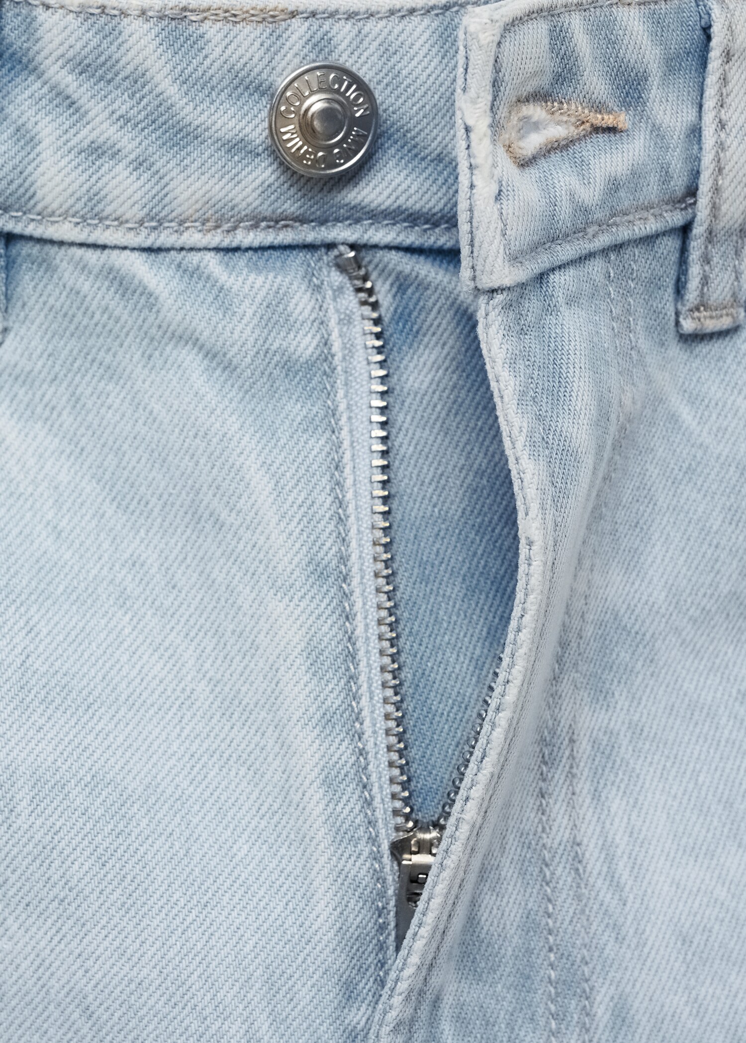 Ripped straight-fit jeans - Details of the article 8