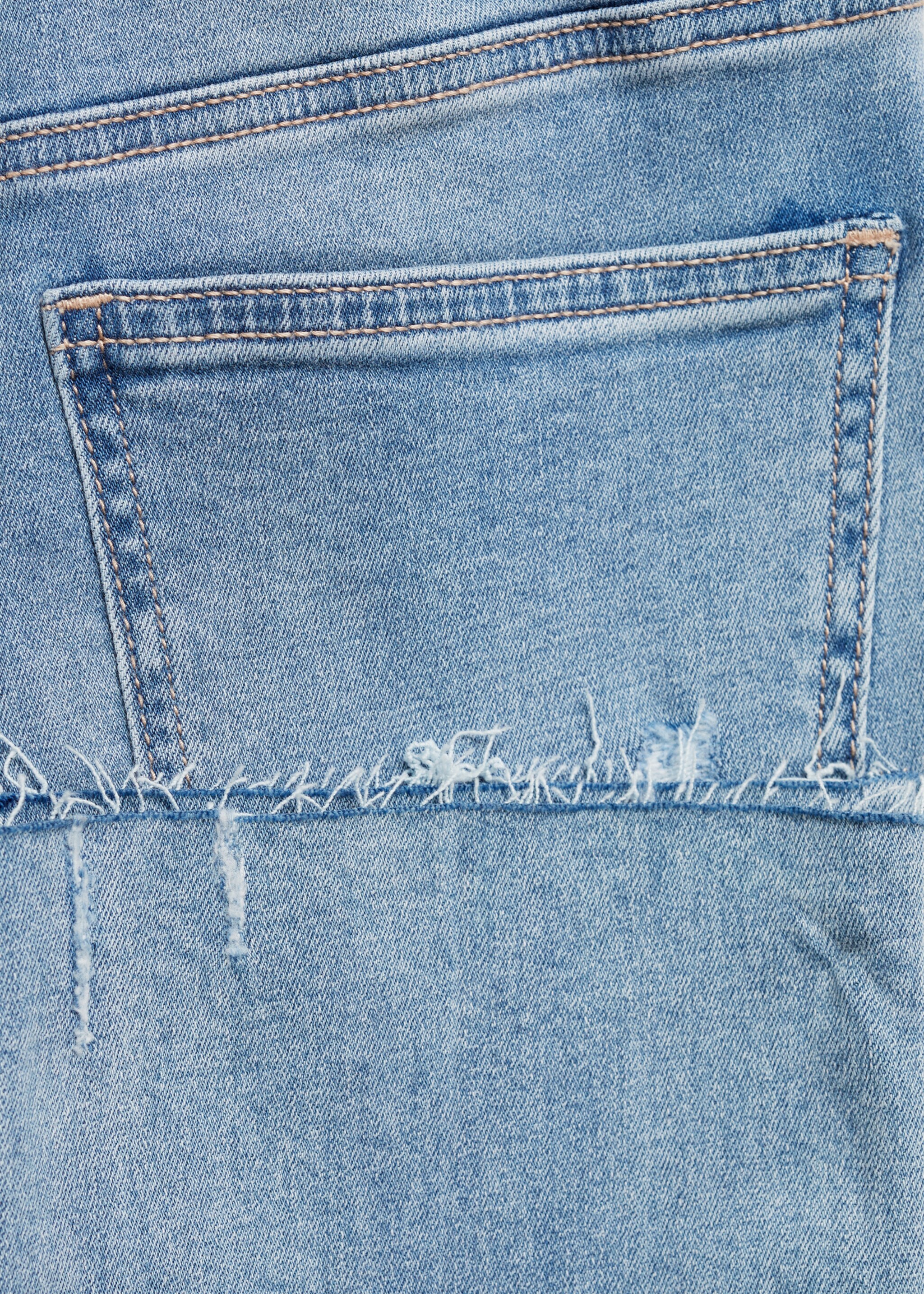 Slim Jeans in Cropped-Länge - Detail des Artikels 0, Hellblau. Ref: 77014012-00.