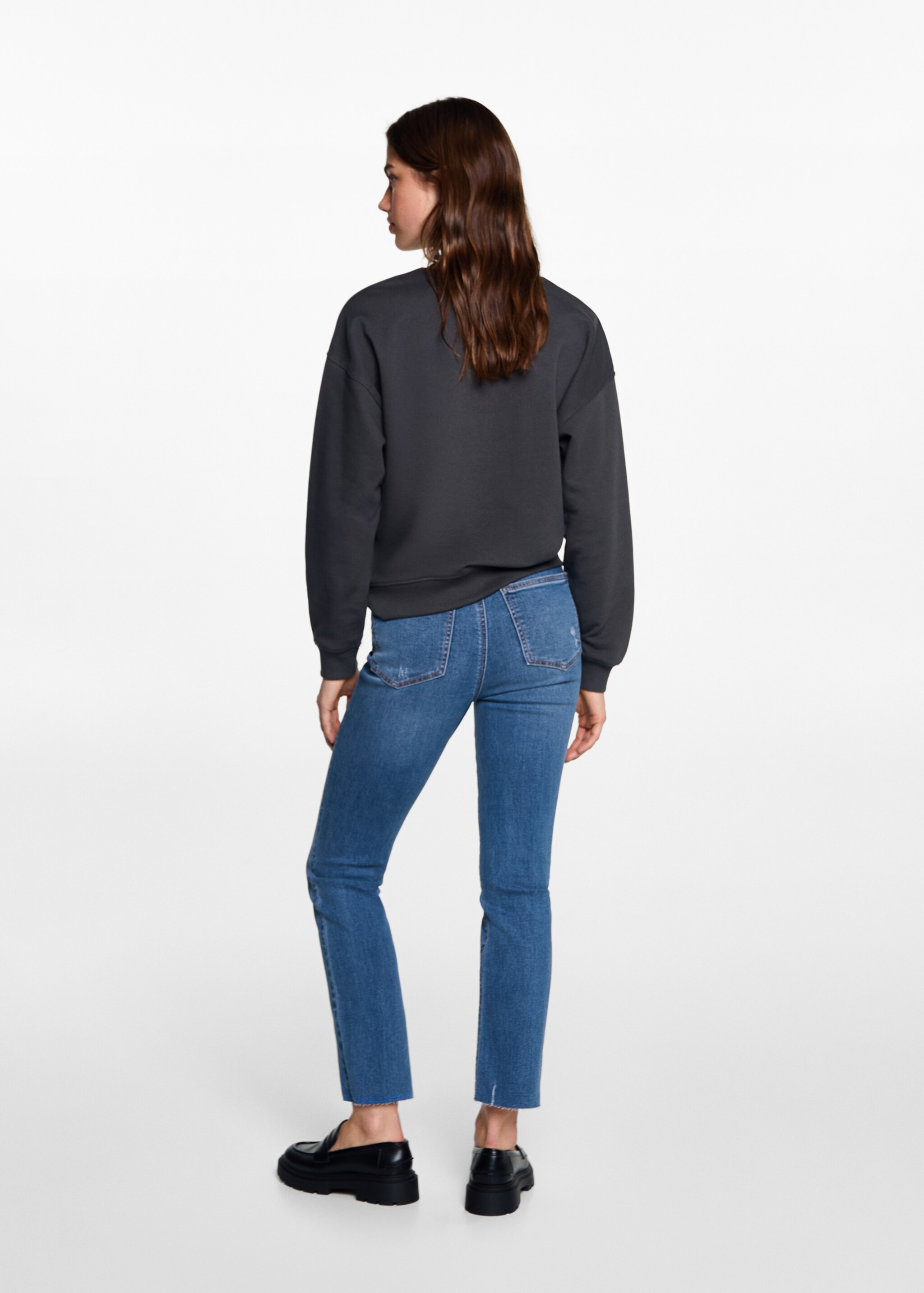 Slim-fit jeans - Reverse of the article, Medium Blue. Ref: 77014014-00.