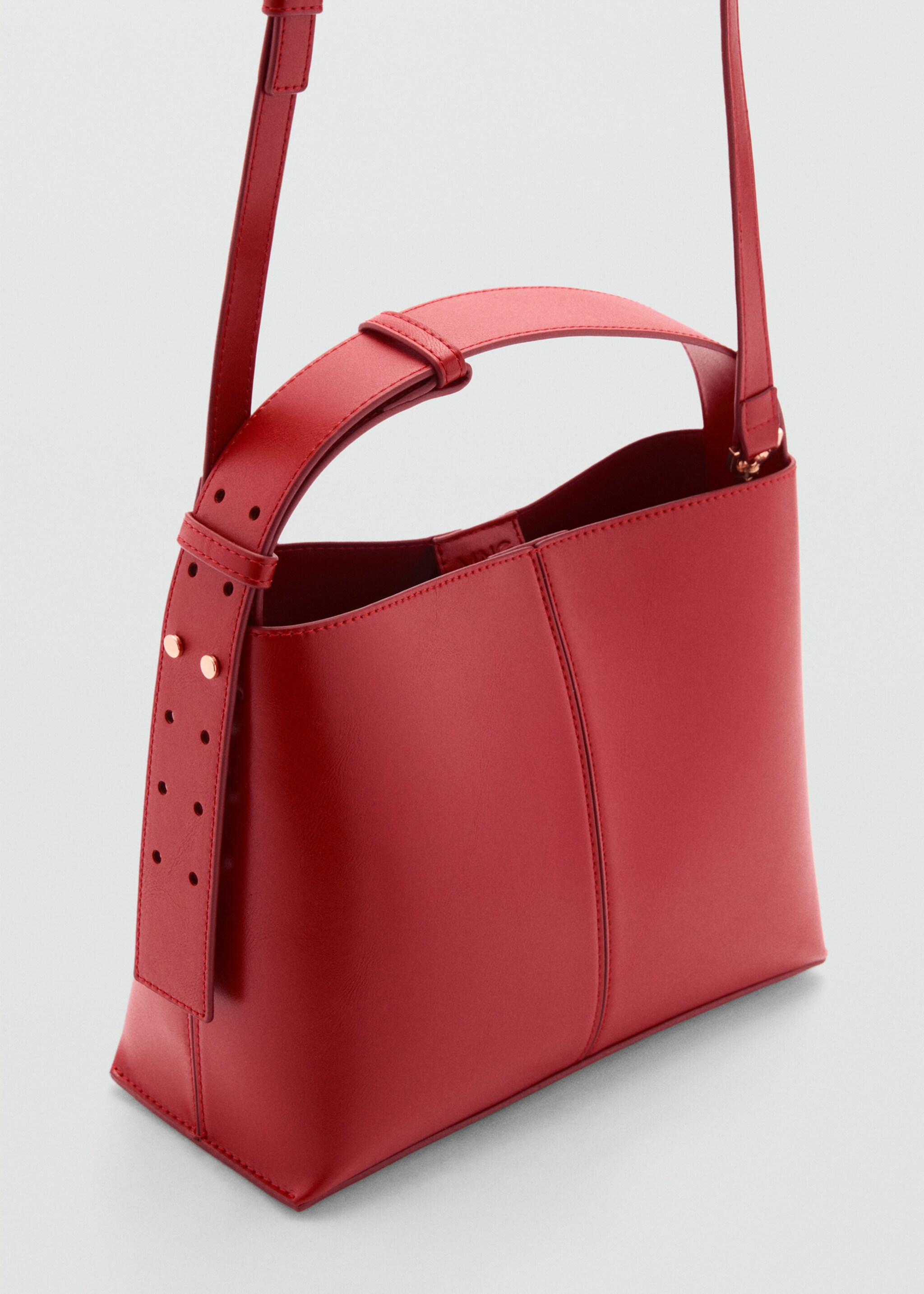 Mini-shopper shoulder bag - Medium plane, Red. Ref: 77014021-00.