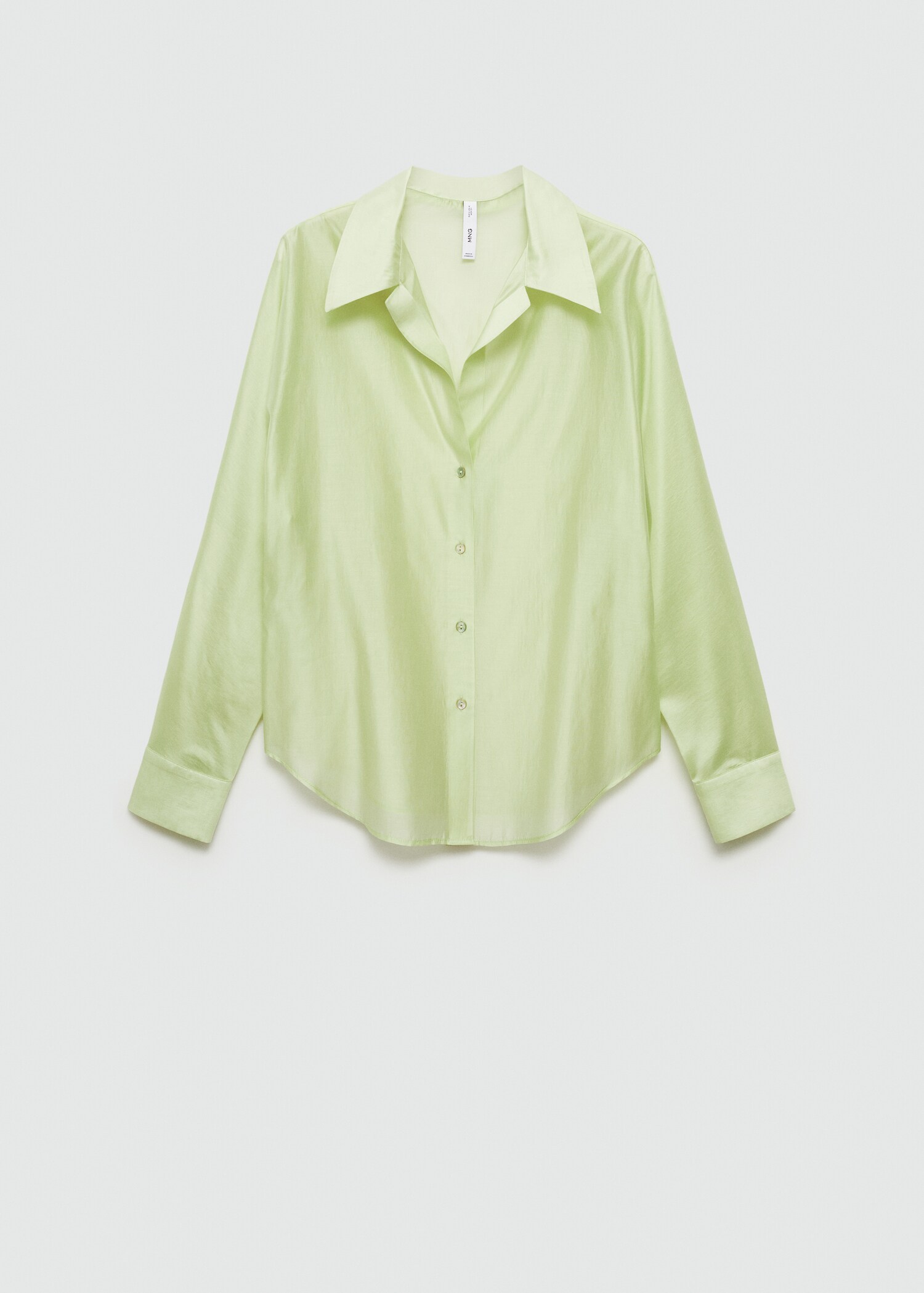 Satin lyocell shirt - Article without model