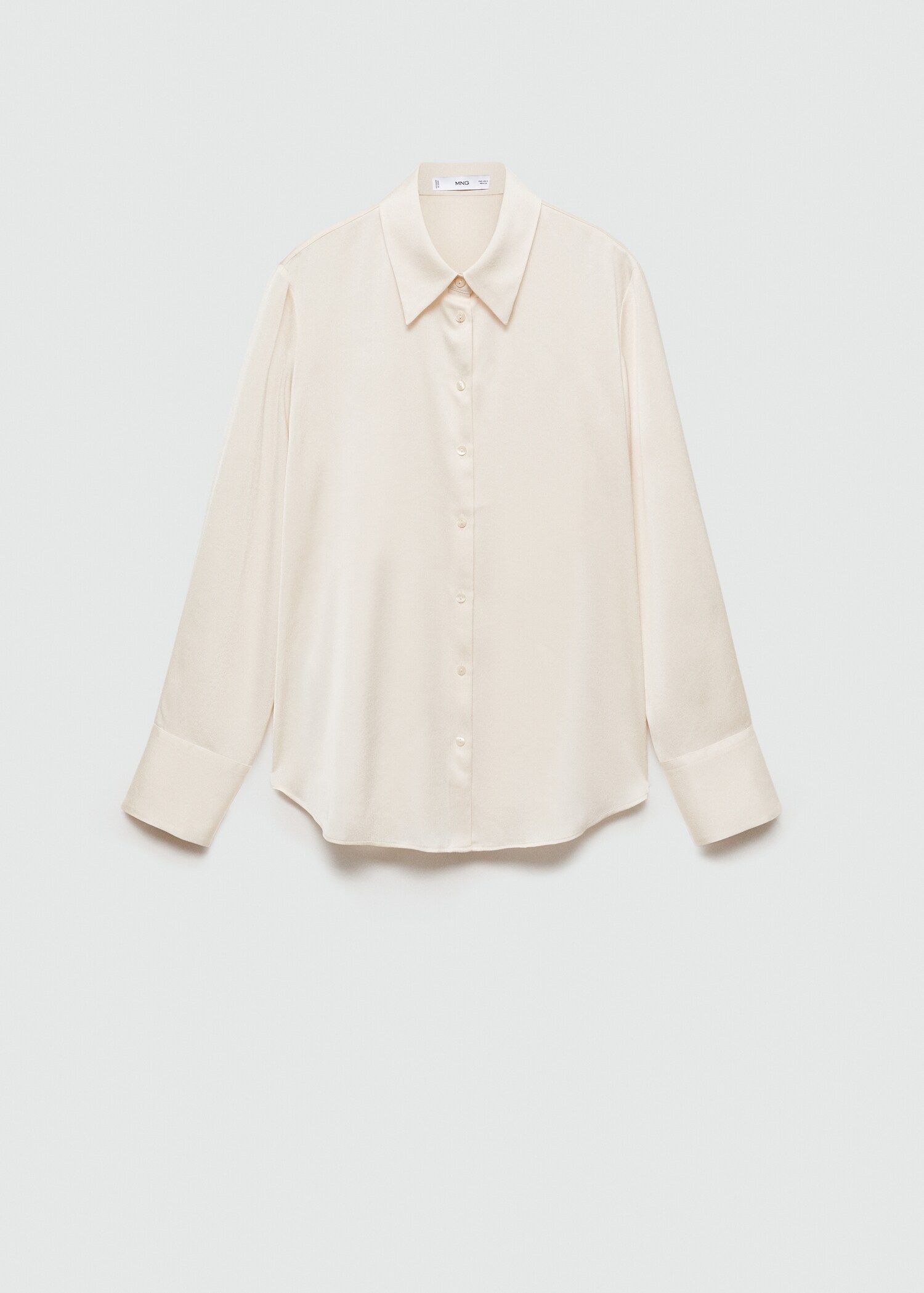 Camisa fluida acetinada - Artigo sem modelo