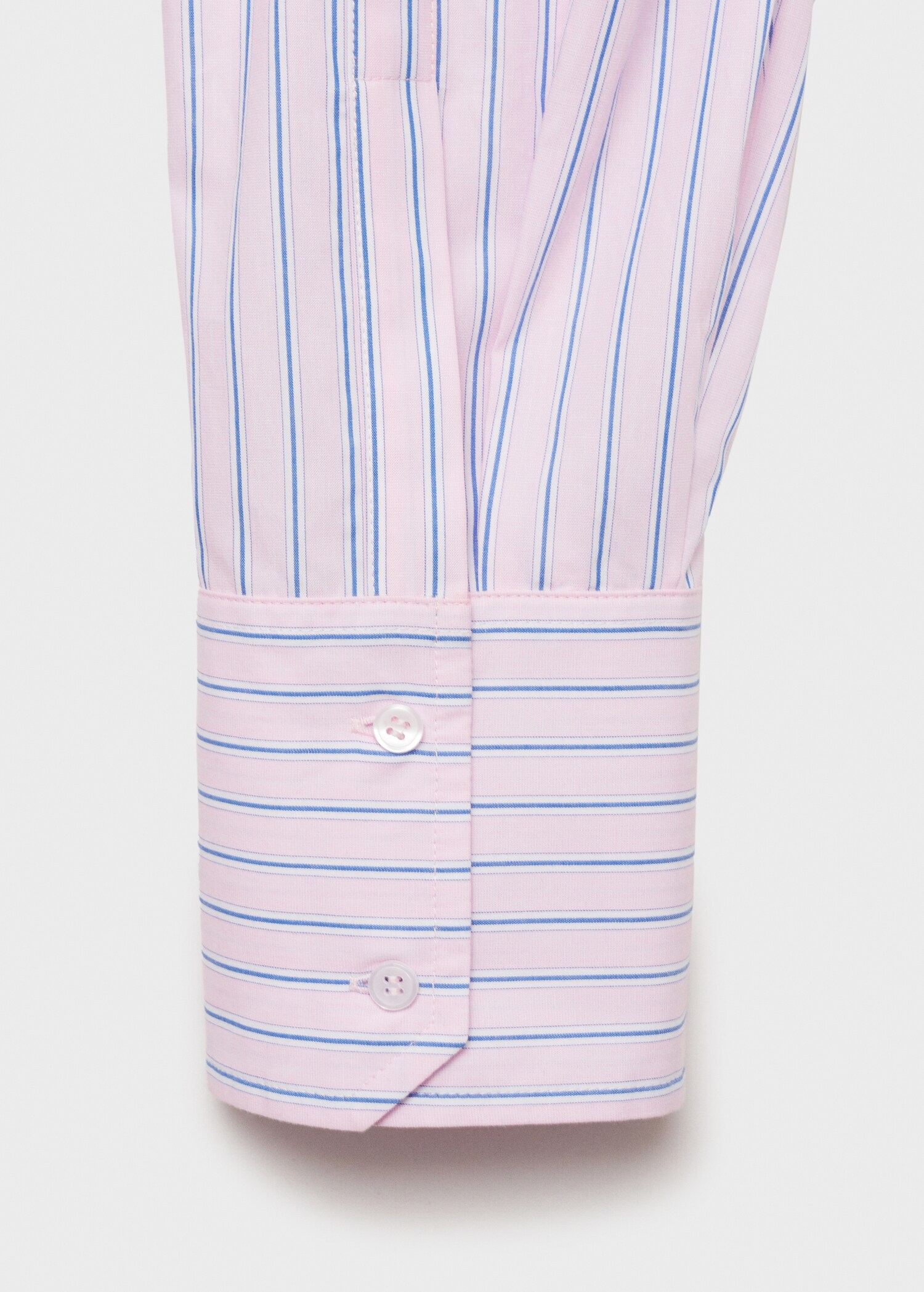 Striped cotton shirt - Details of the article 0