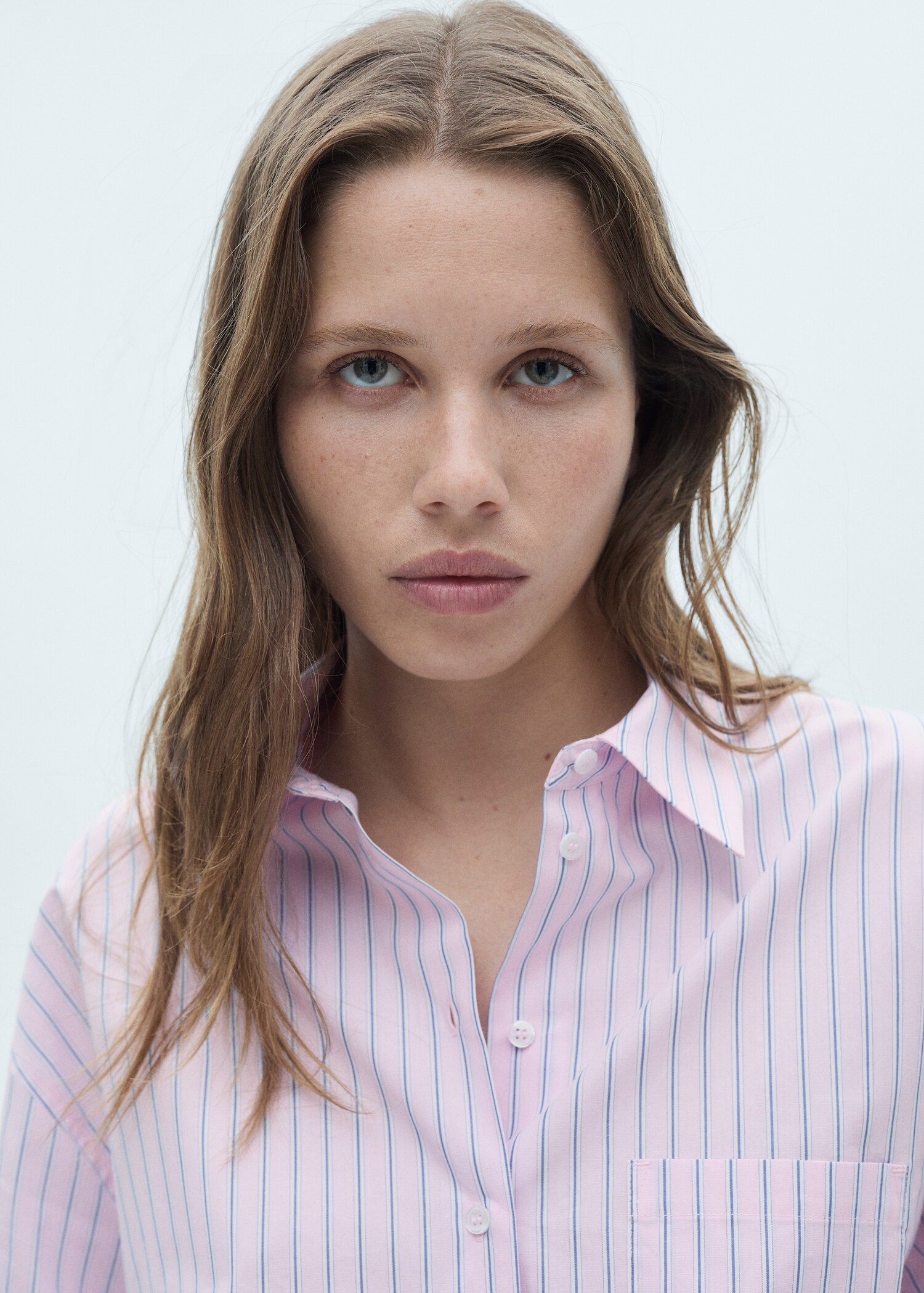 Striped cotton shirt - Details of the article 1