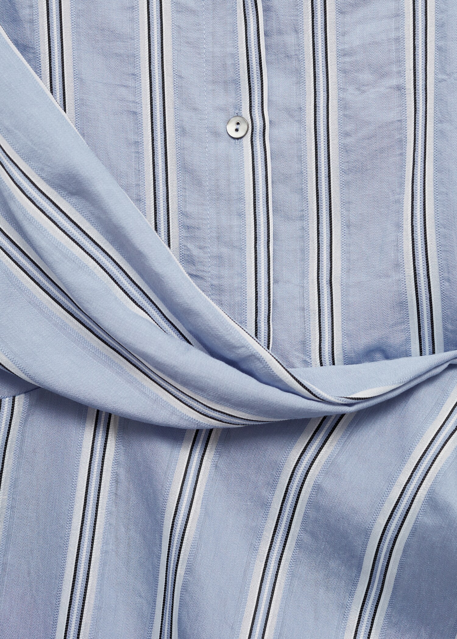 Draped shirt dress - Details of the article 0