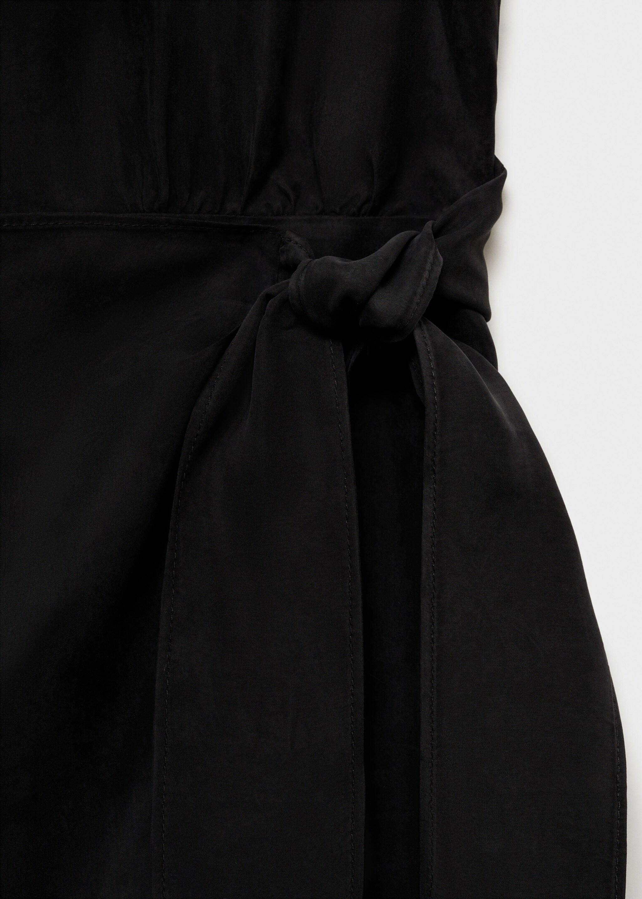Cupro-Kleid mit seitlichem Knoten - Detail des Artikels 8
