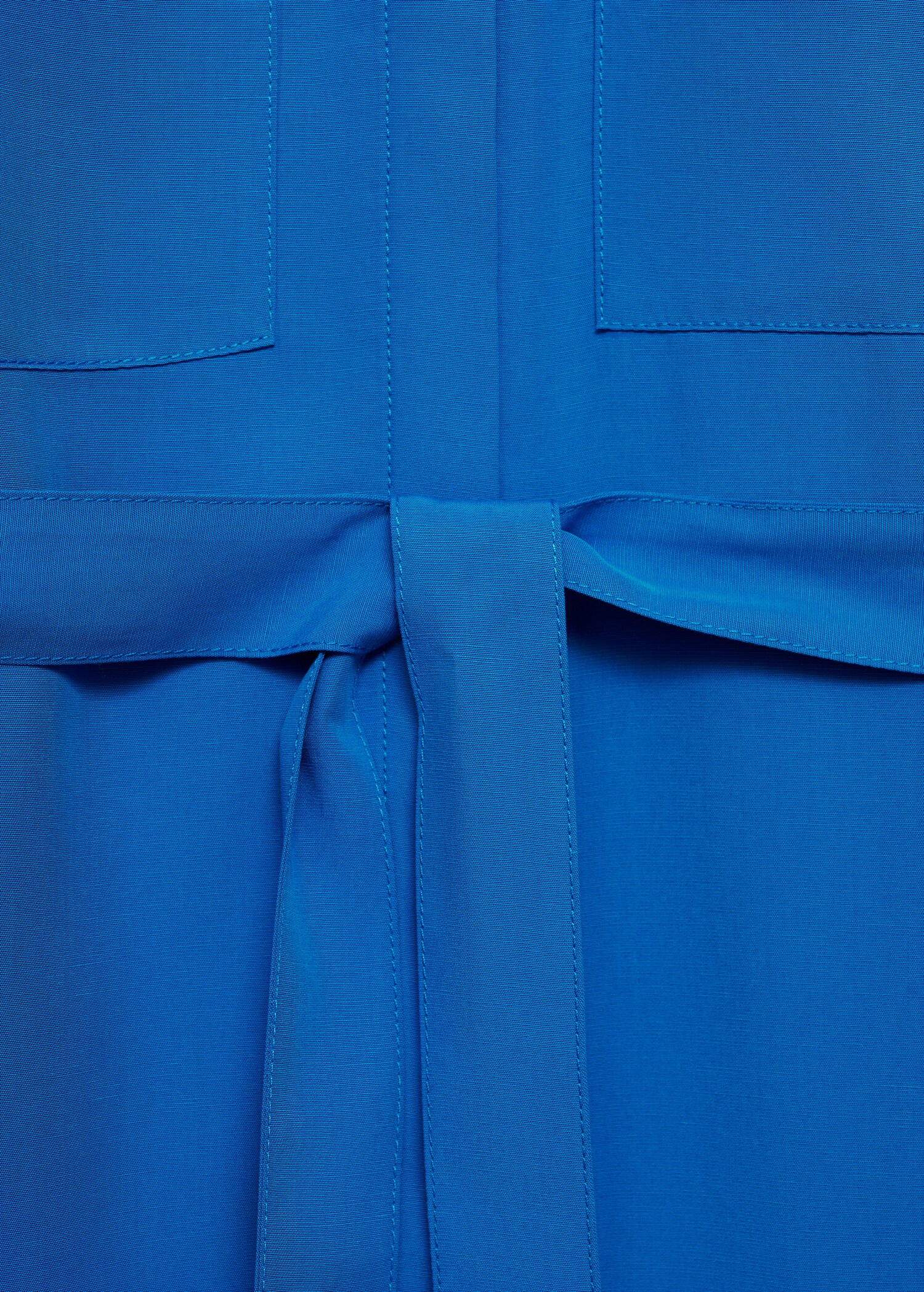Lyocell shirt dress with bow - Details of the article 8