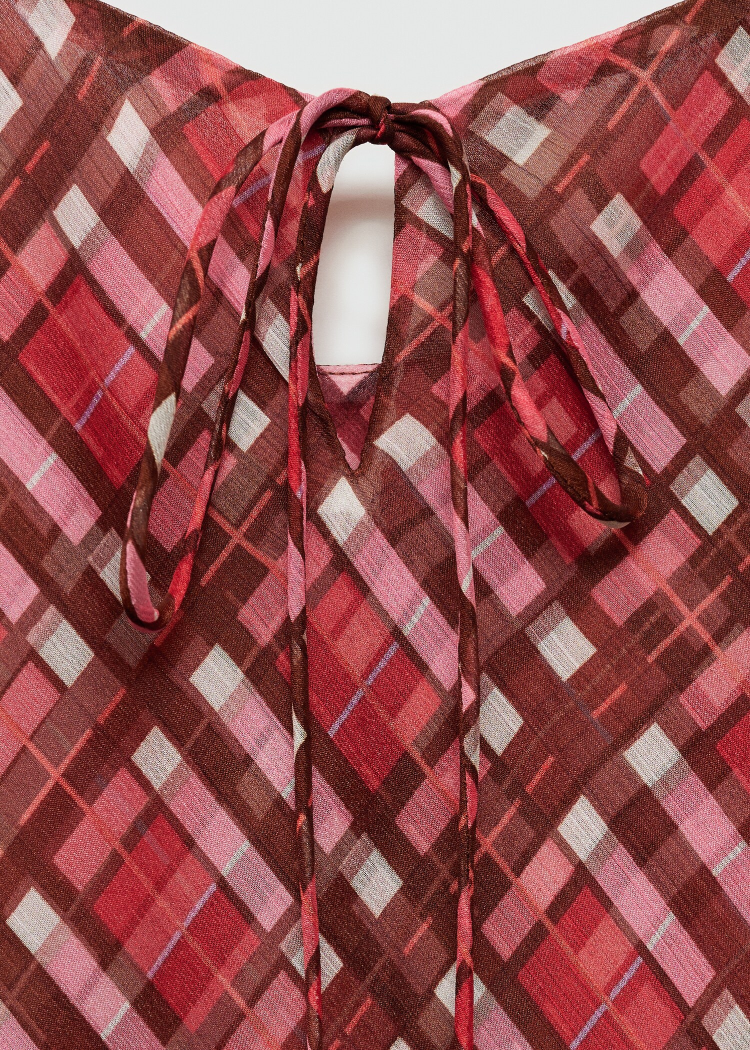 Langes Karo-Kleid - Detail des Artikels 8