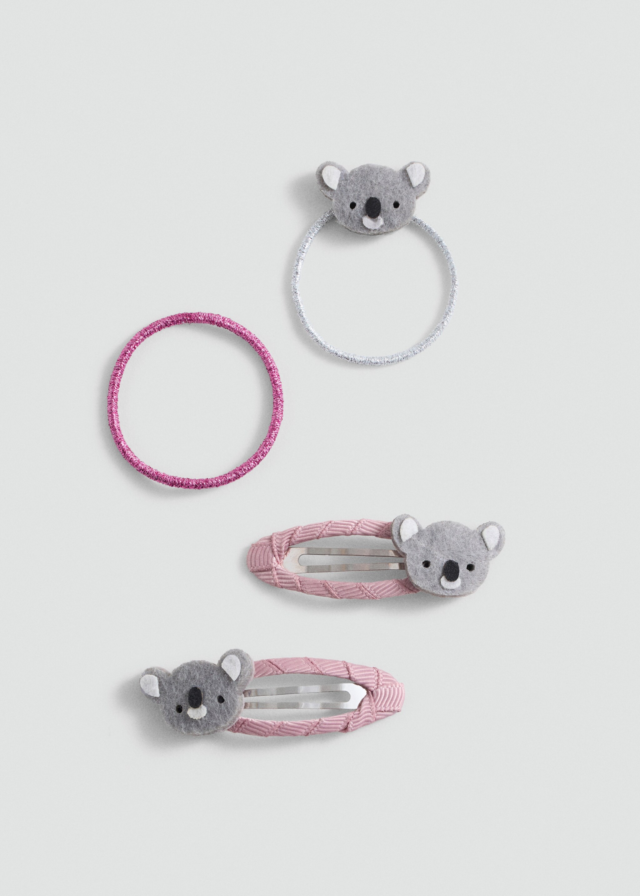 Pack pasadores y gomas - Artículo sin modelo, Rosa palo. Ref: 77014049-00.