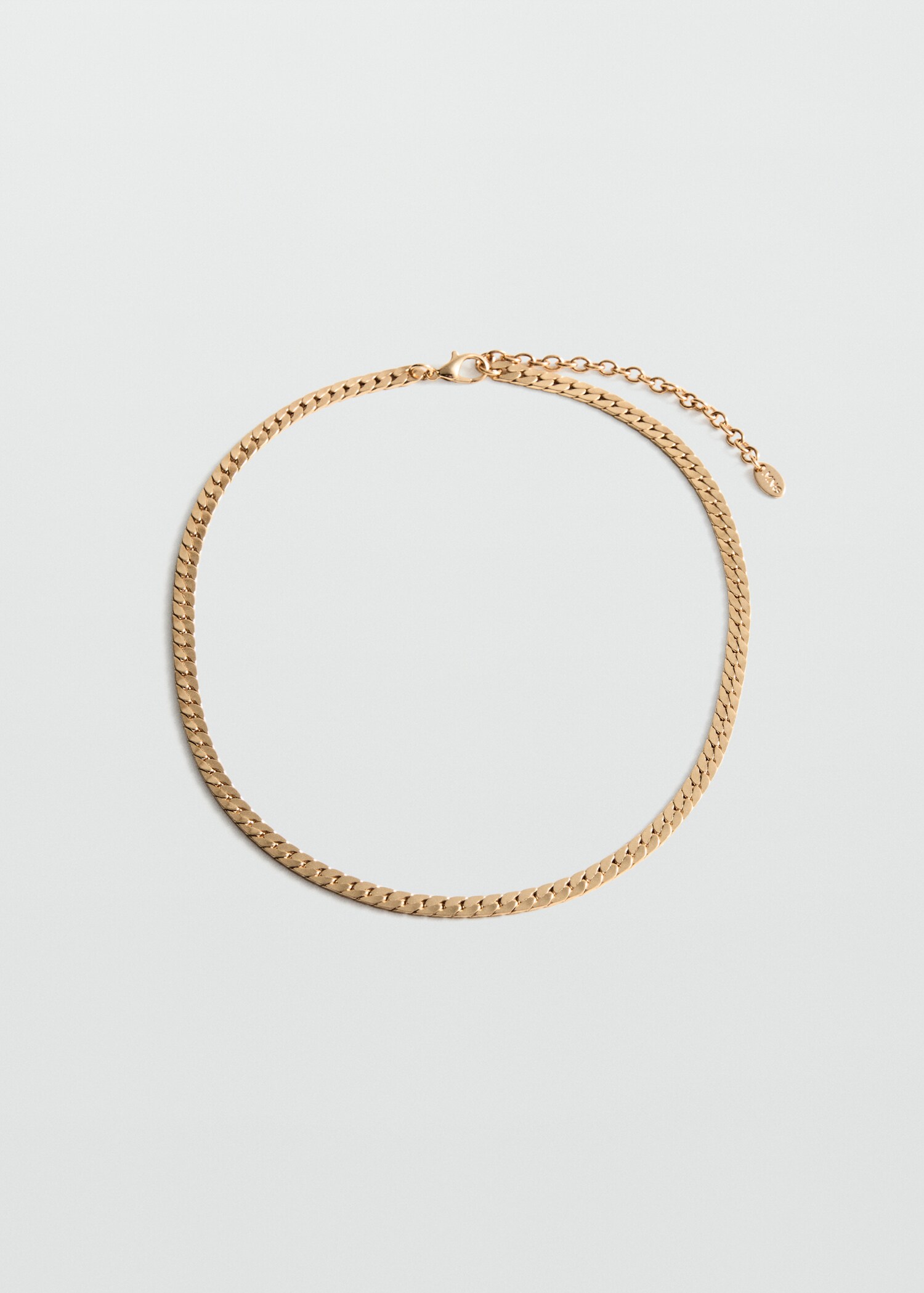 Flat chain necklace - Article without model