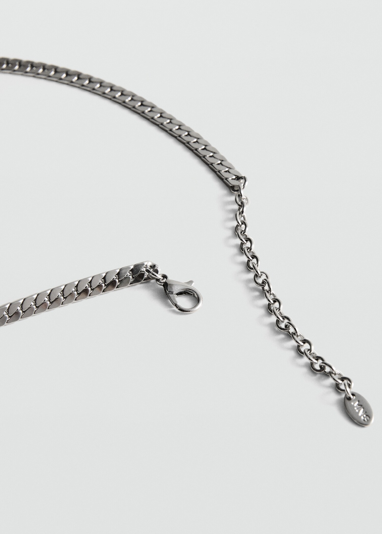 Flat chain necklace - Medium plane