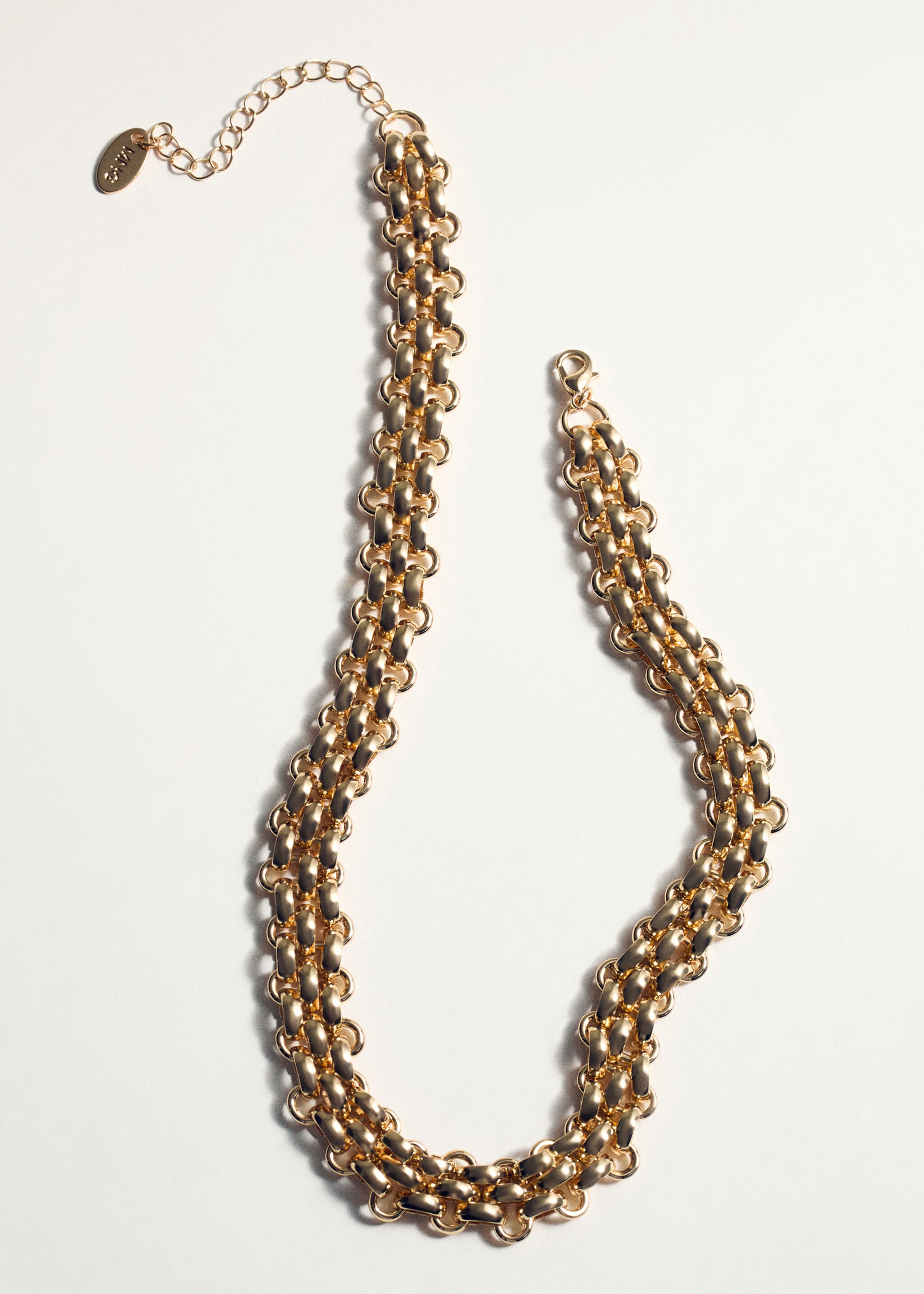 Link necklace - Details of the article 5, Gold. Ref: 77014057-00.