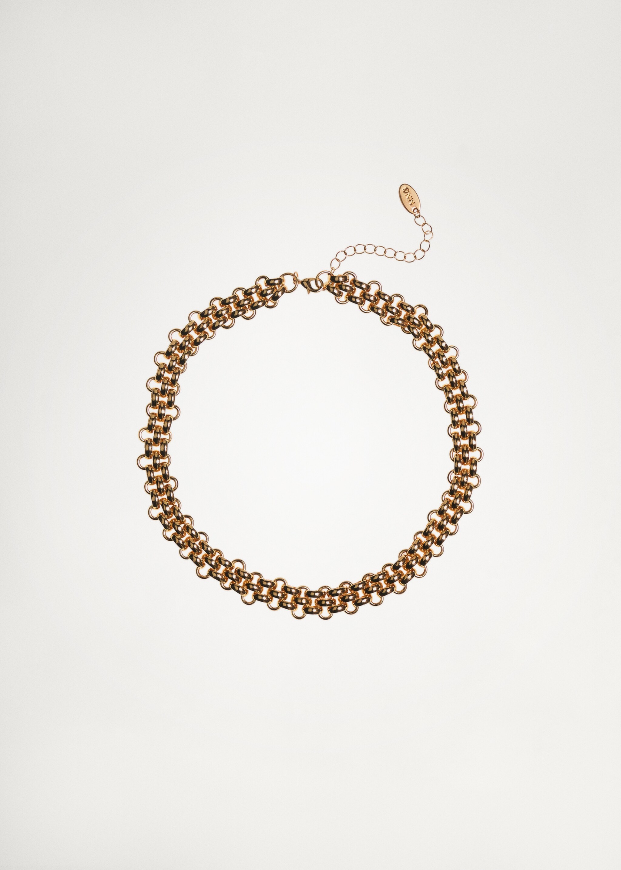 Link necklace - Details of the article 9, Gold. Ref: 77014057-00.