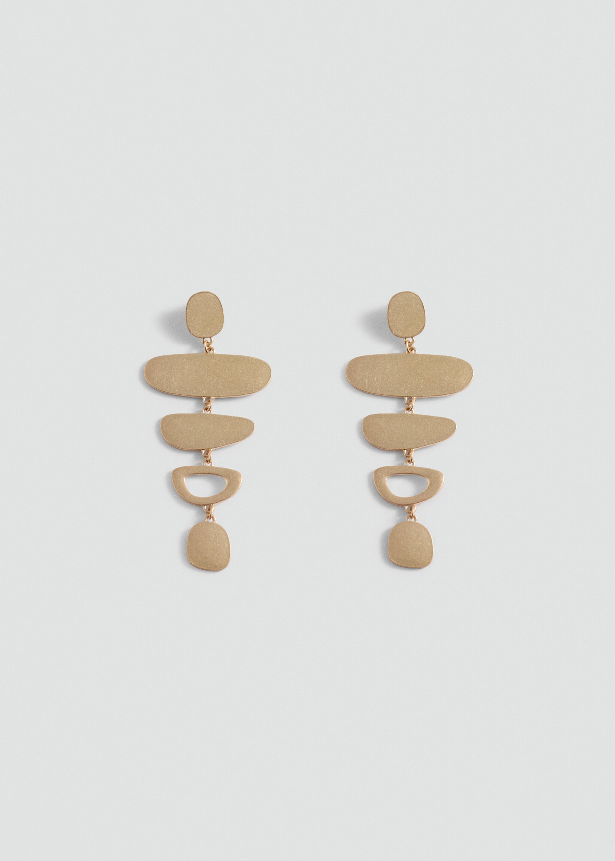 Long geometric earrings - Article without model