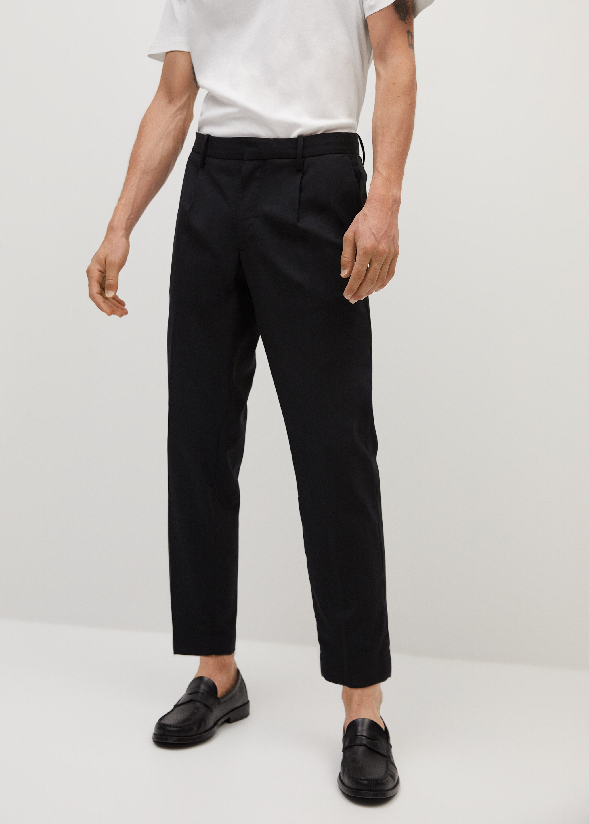 Camisa traje regular fit gemelos - Plano medio