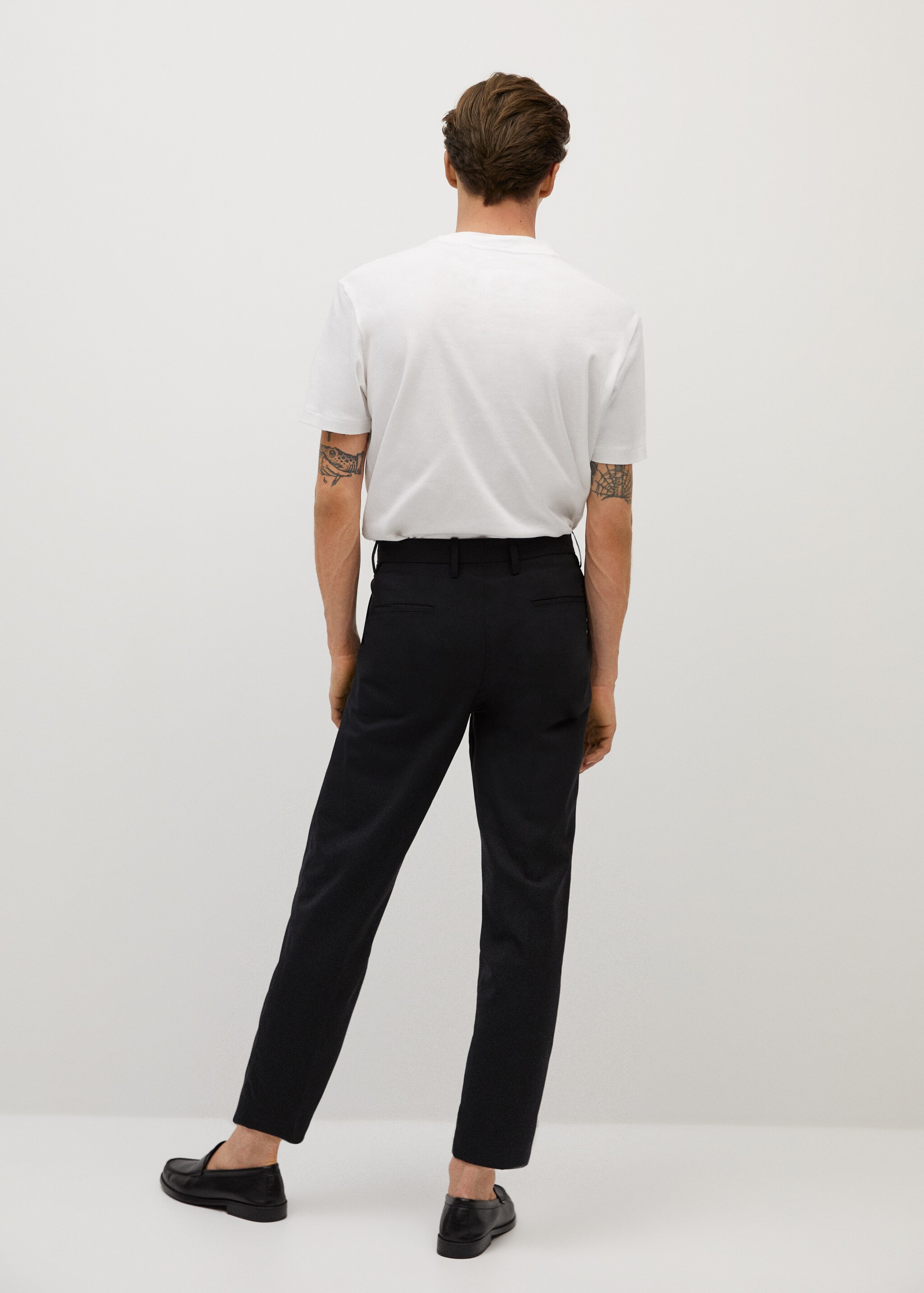 Camisa traje regular fit gemelos - Reverso del artículo