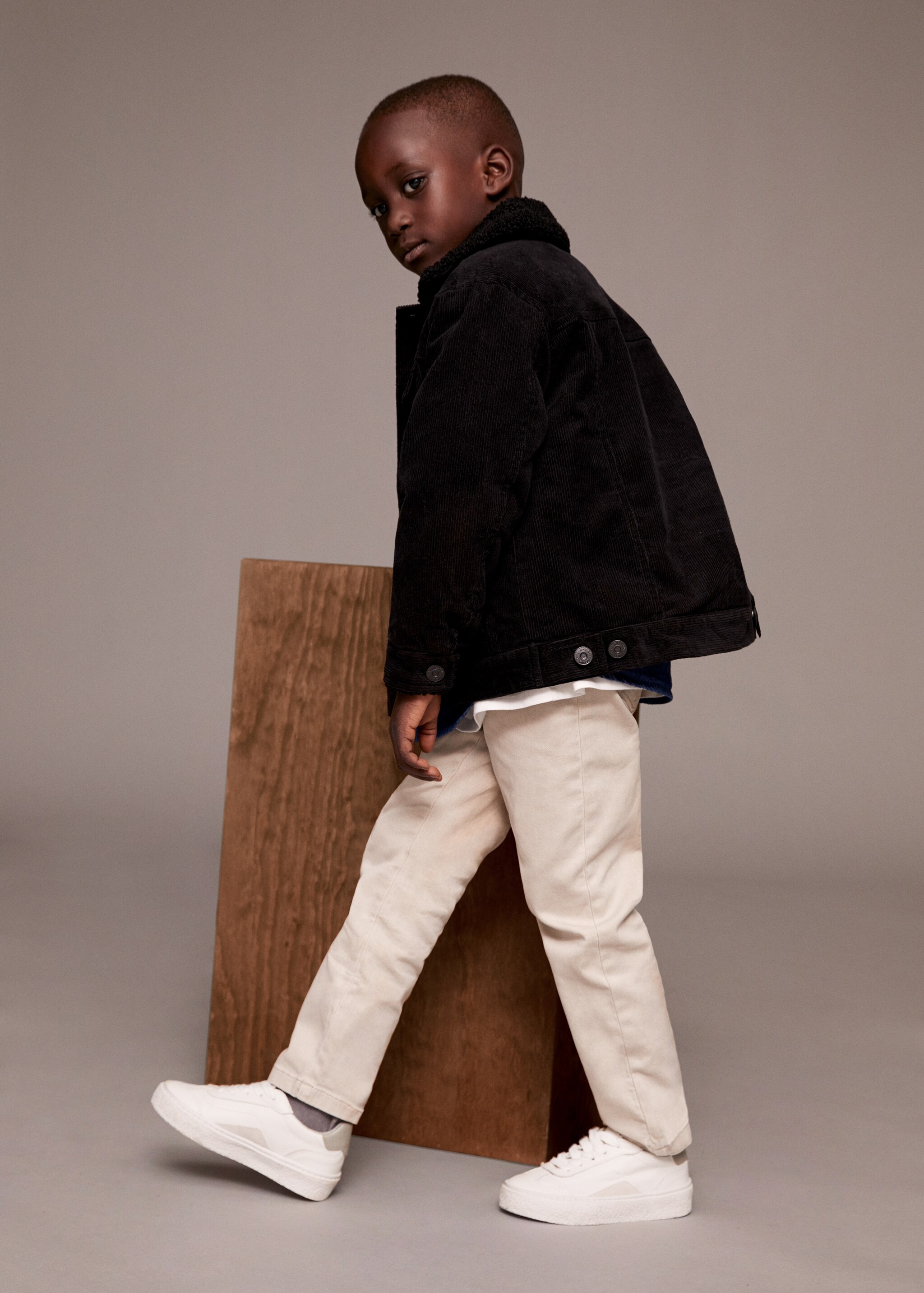 Straight flannel trousers - Details of the article 5