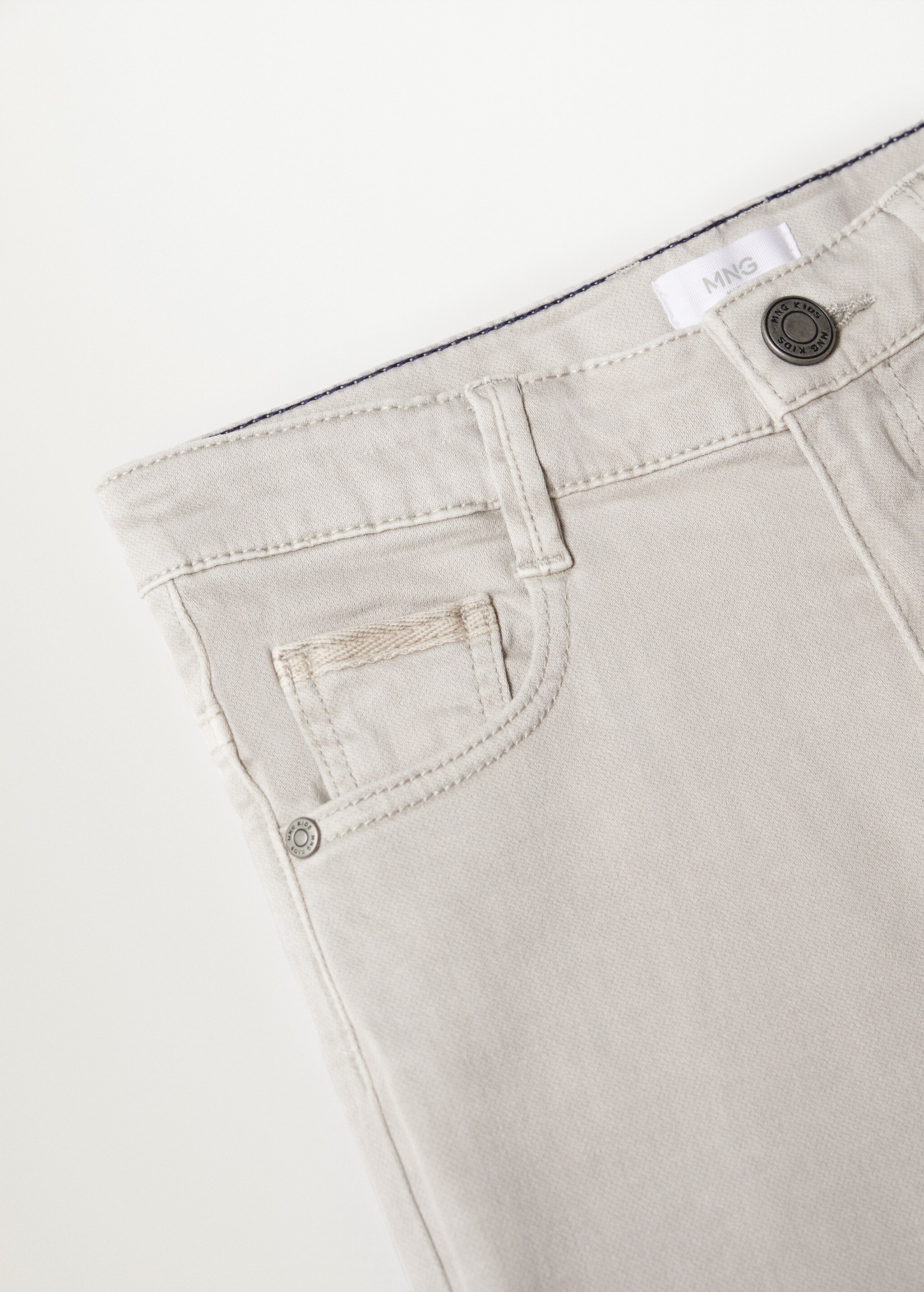 Straight flannel trousers - Details of the article 8