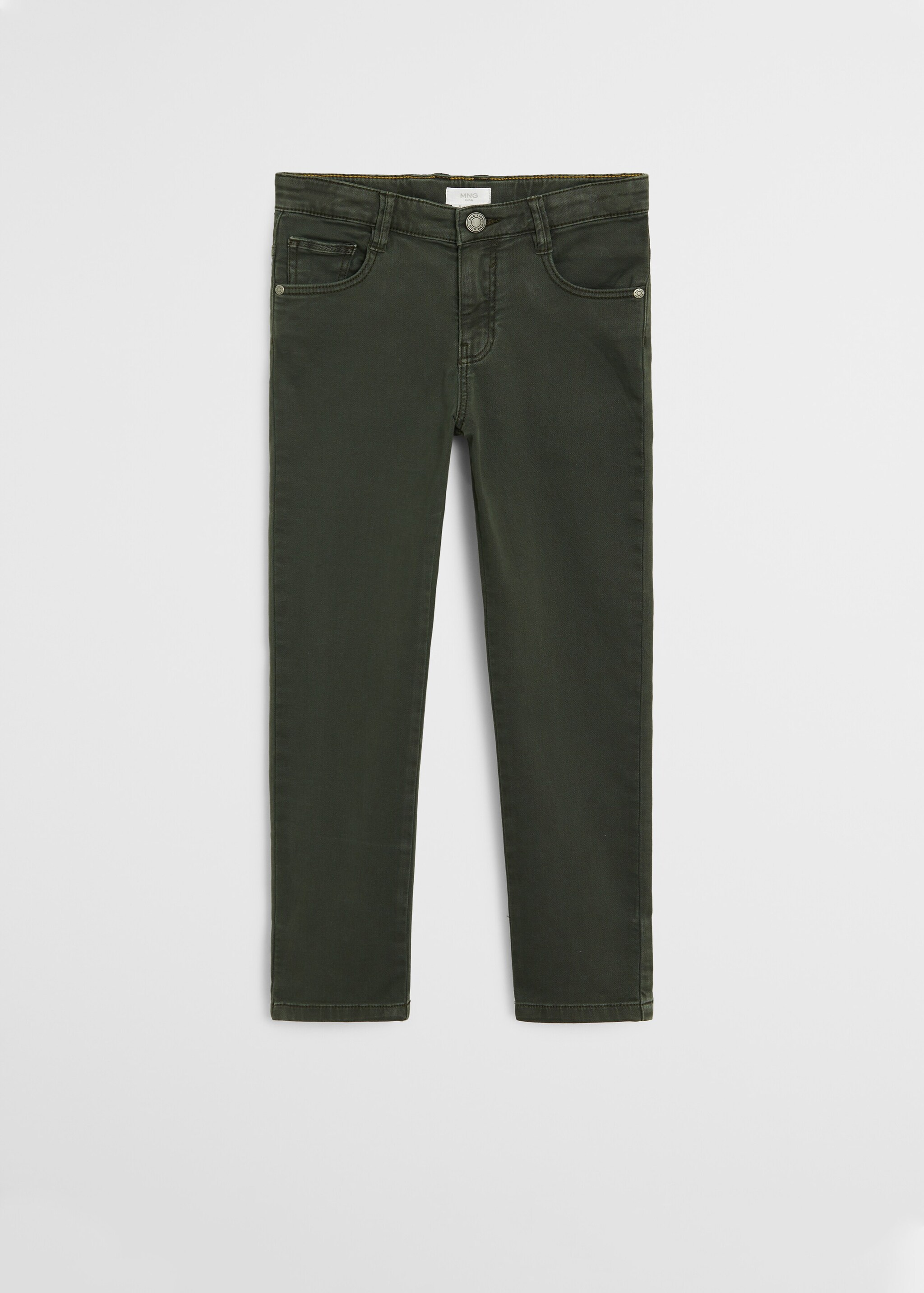 Straight flannel trousers - Article without model