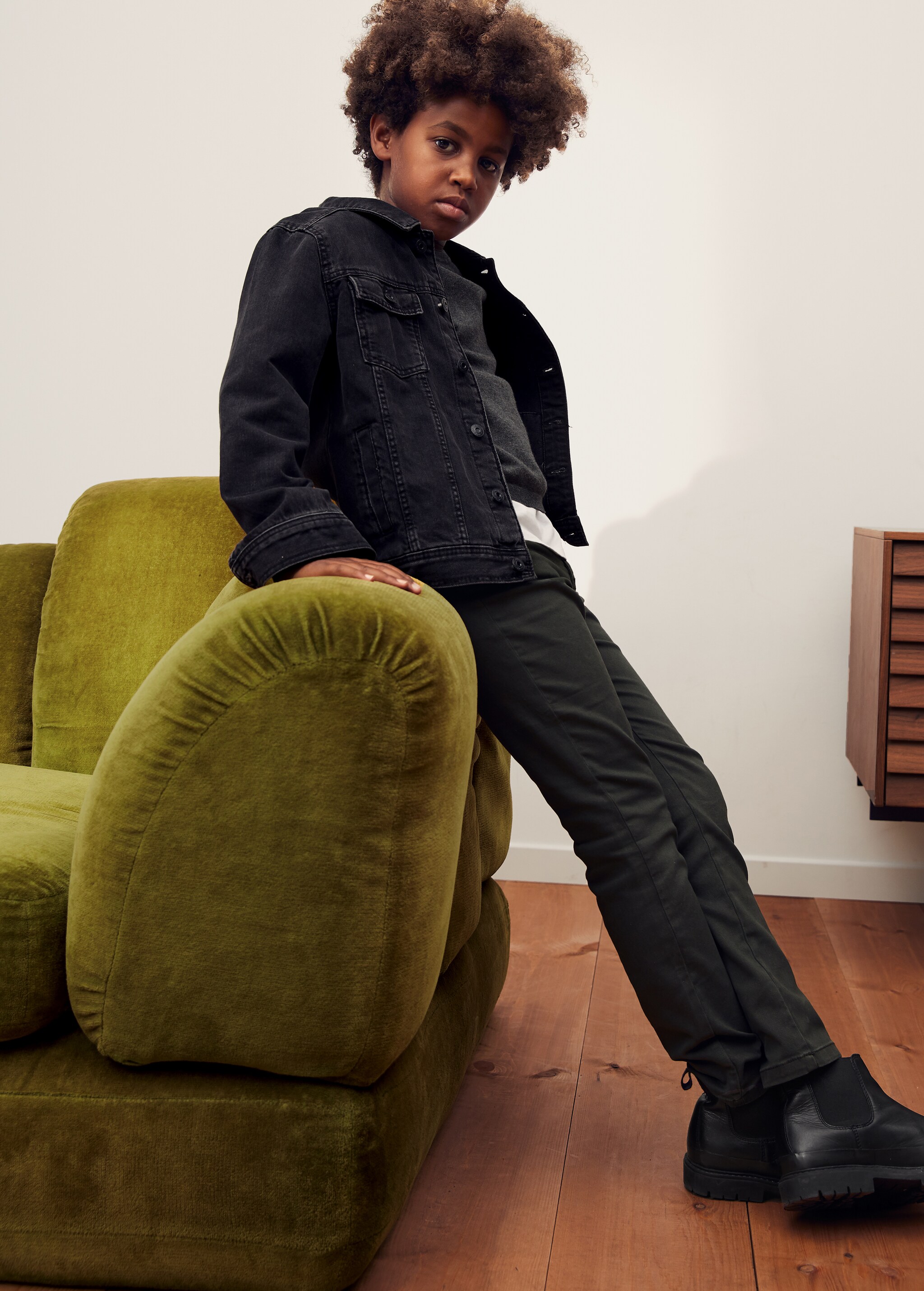 Straight flannel trousers - Details of the article 4