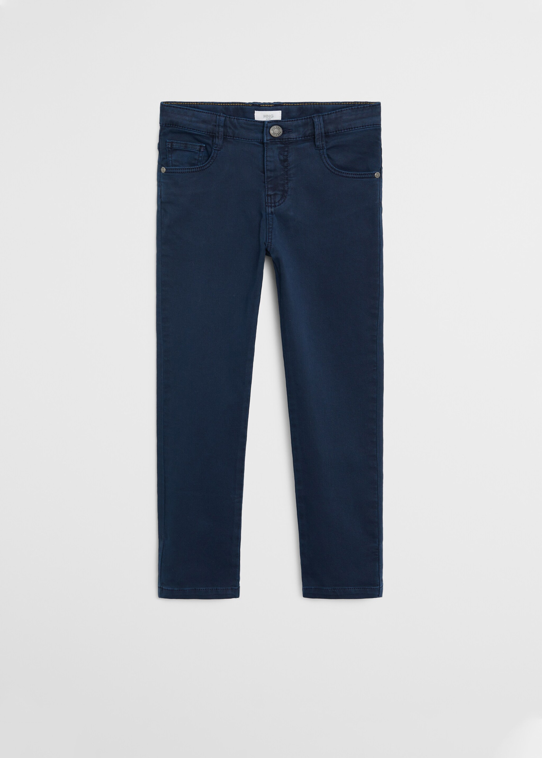 Straight flannel trousers - Article without model