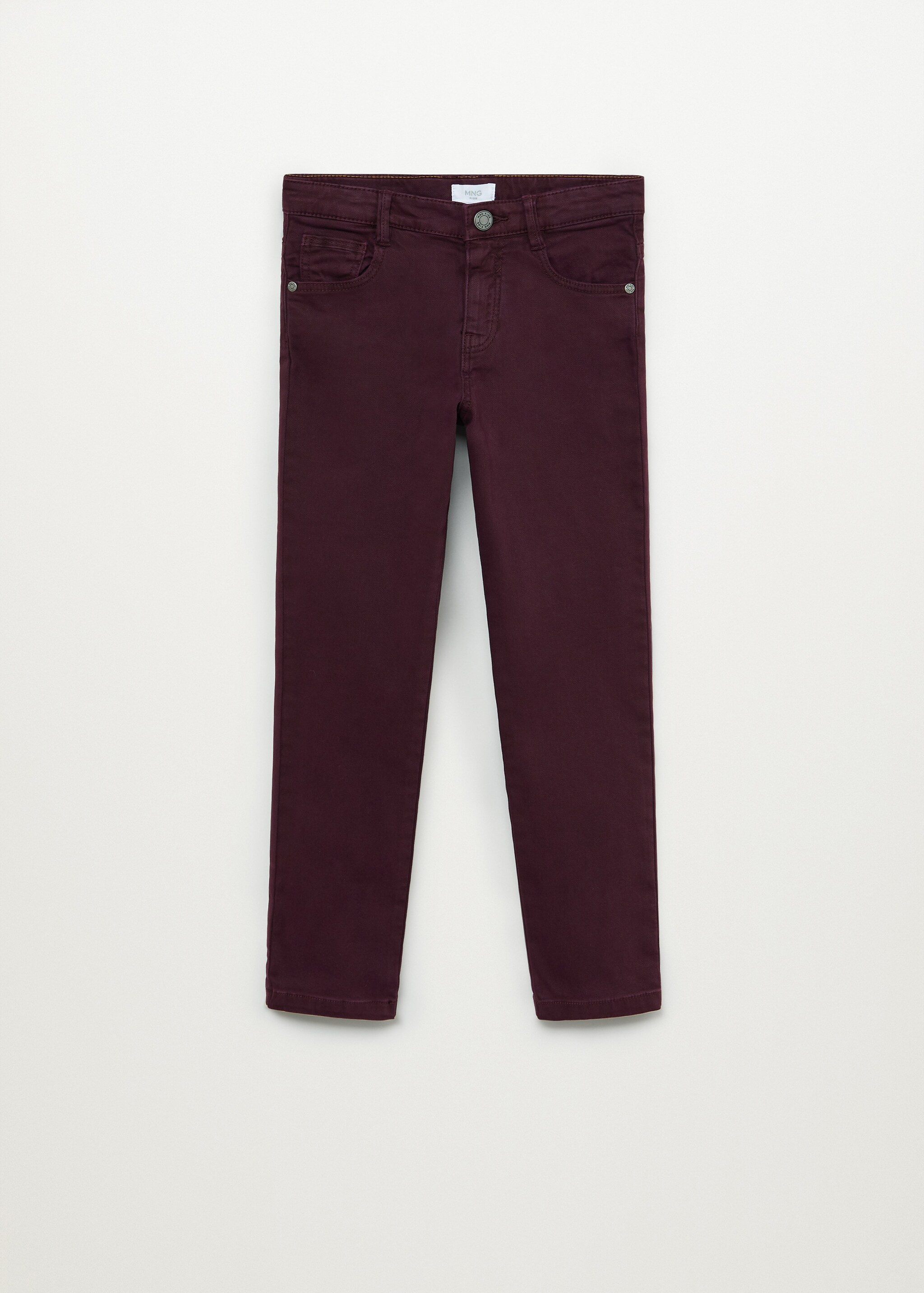 Straight flannel trousers - Article without model