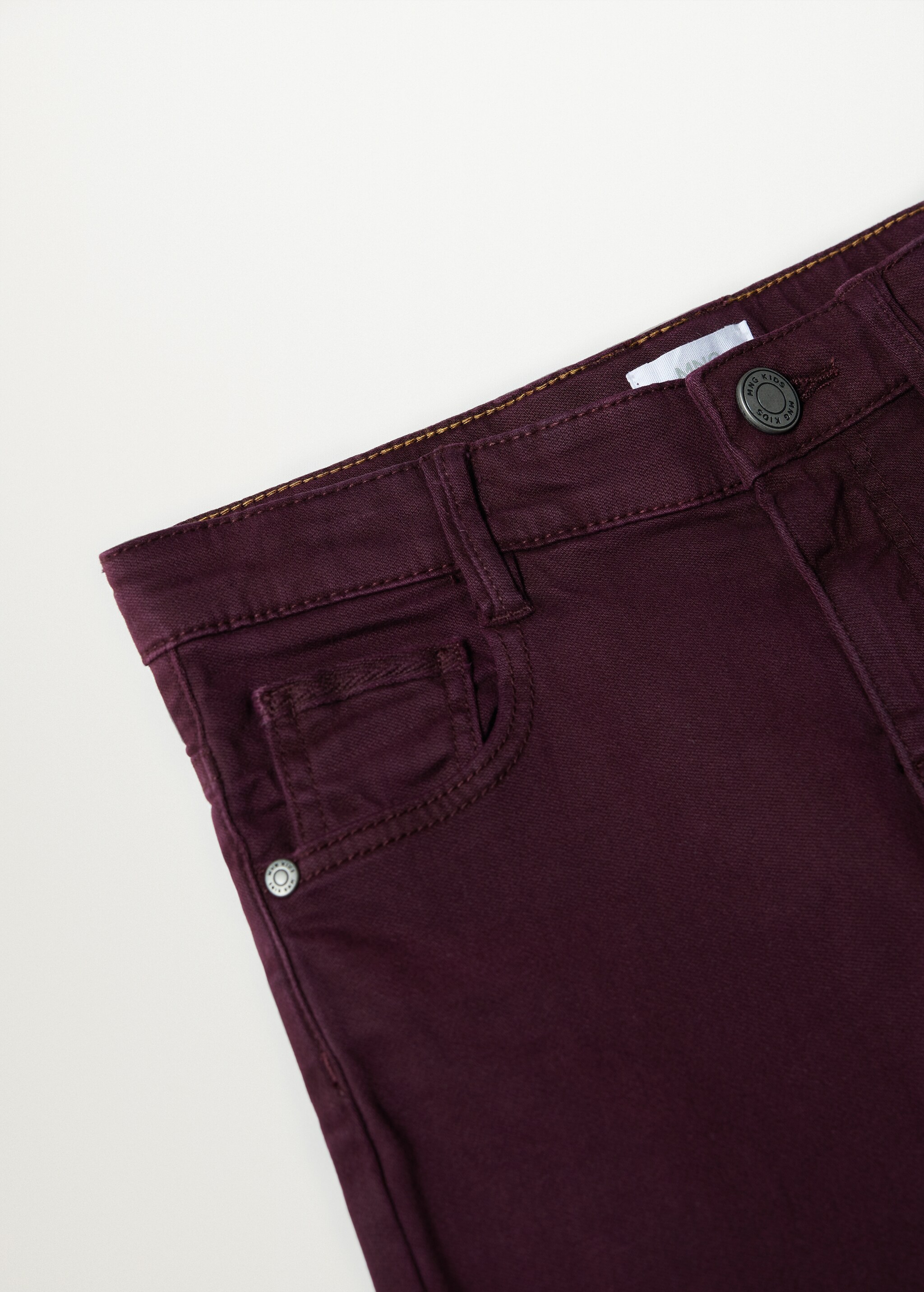 Straight flannel trousers - Details of the article 8