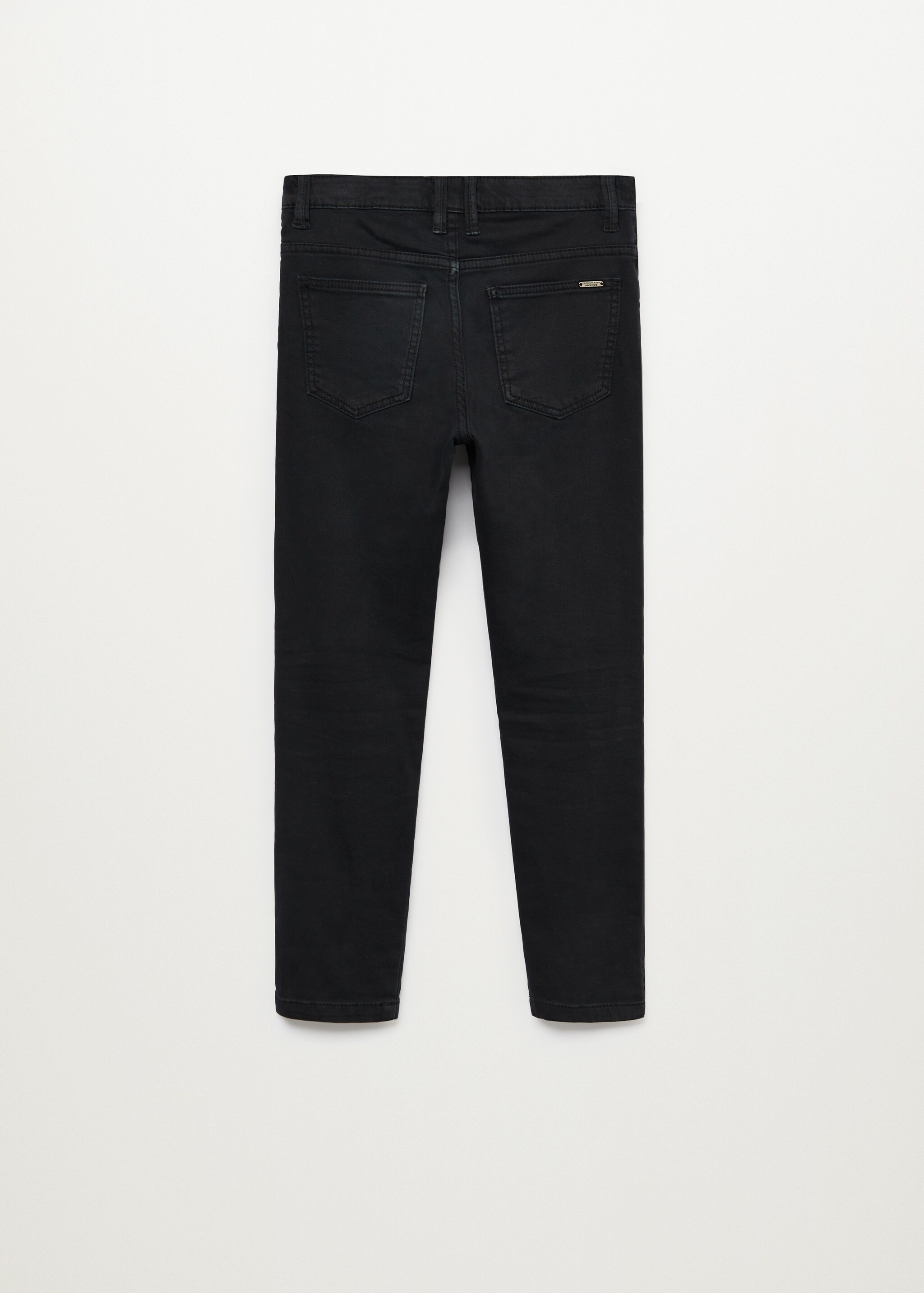 Straight flannel trousers - Reverse of the article