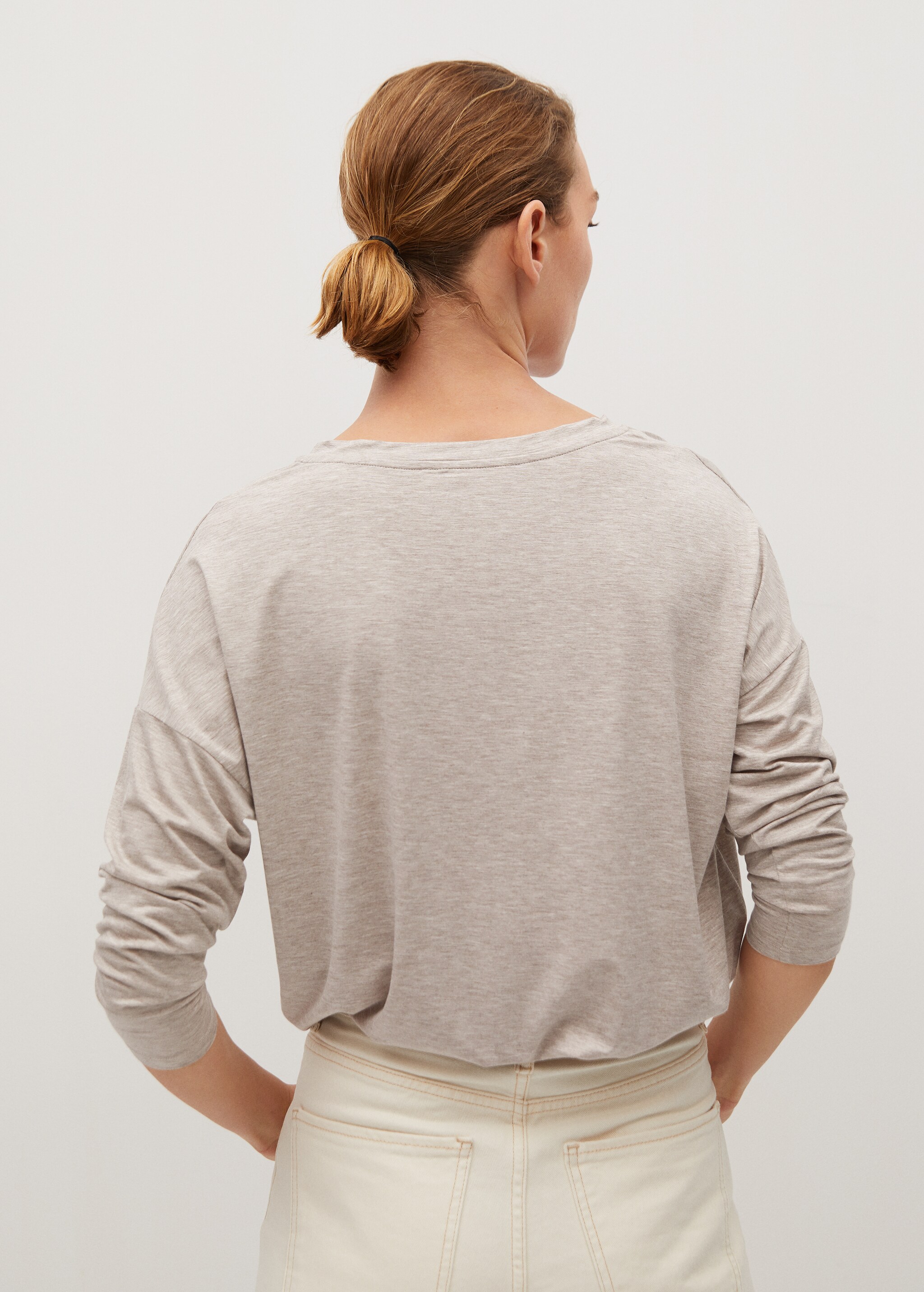 Long sleeve T-shirt - Reverse of the article