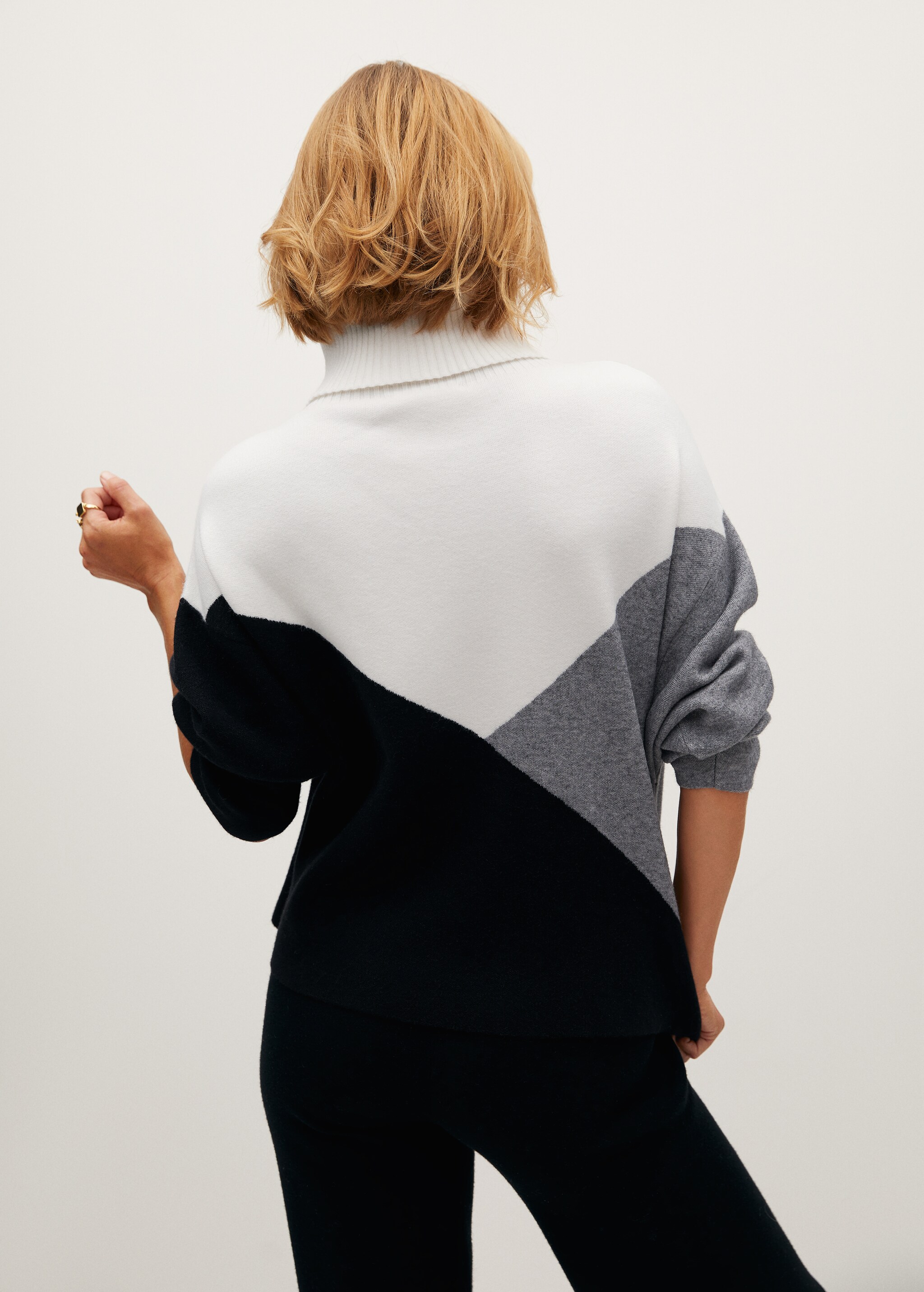 Pull-over maille tricolore - Verso de l’article