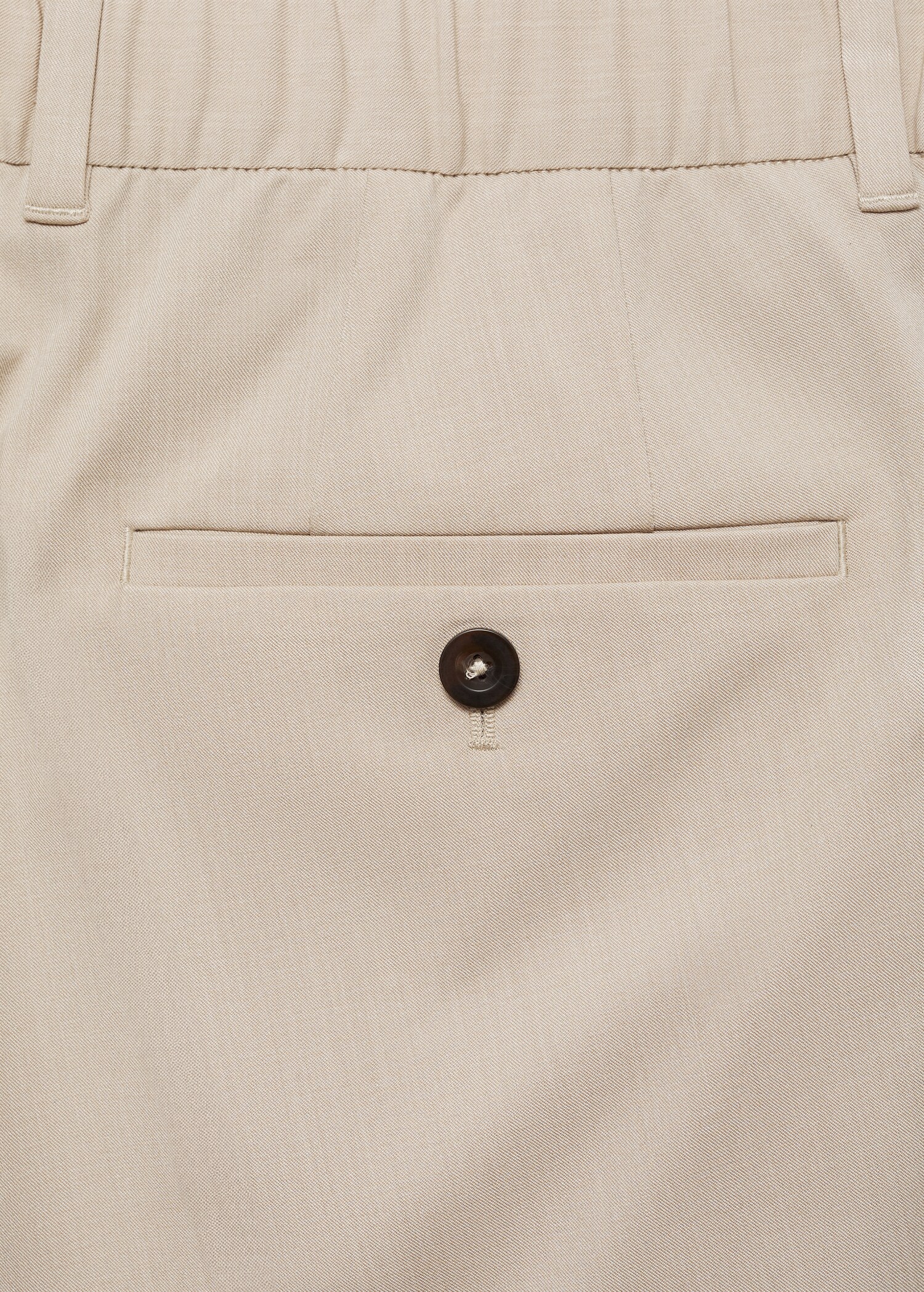 Stretch fabric slim-fit trousers - Details of the article 0