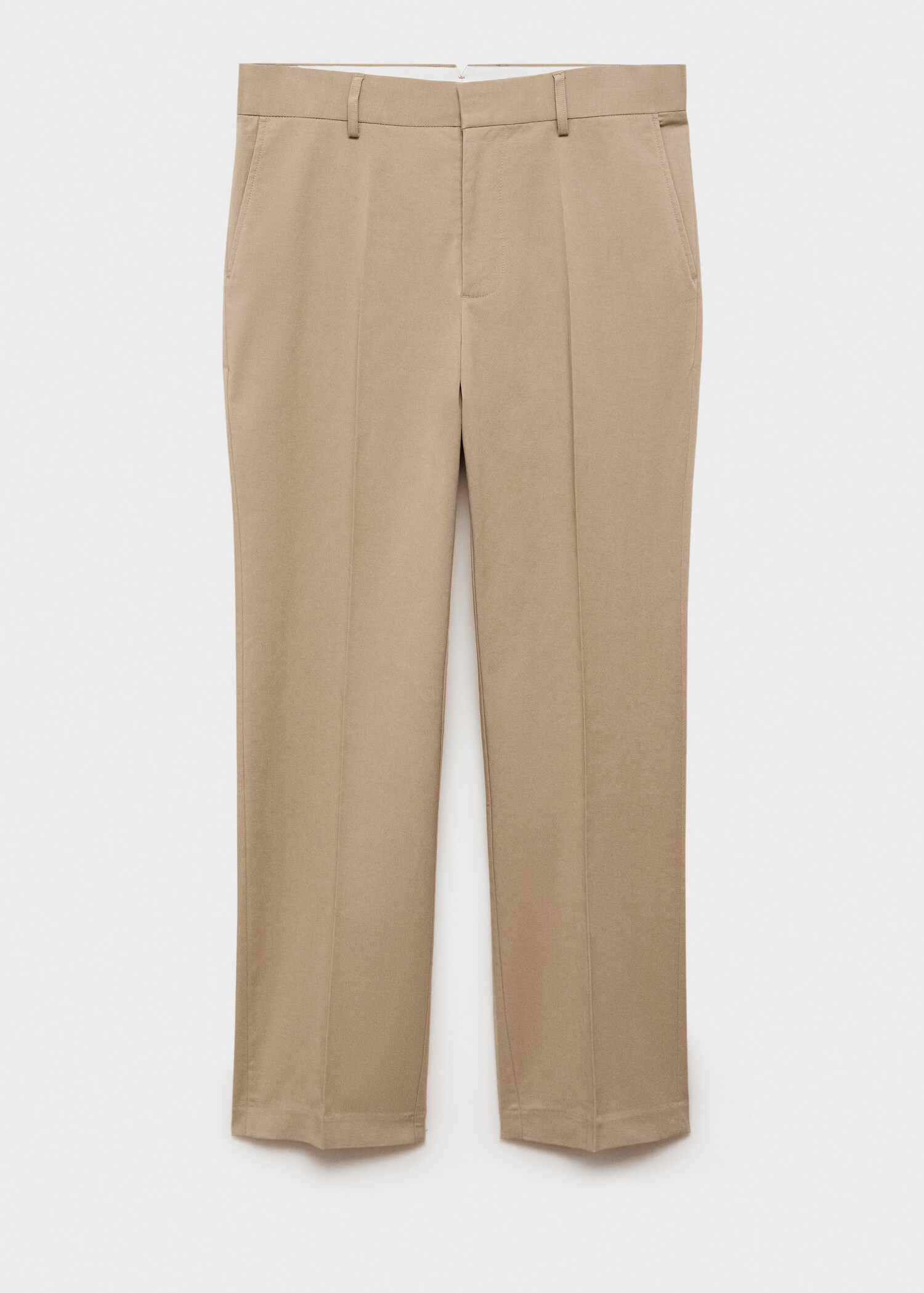 Stretch fabric slim-fit trousers - Article without model