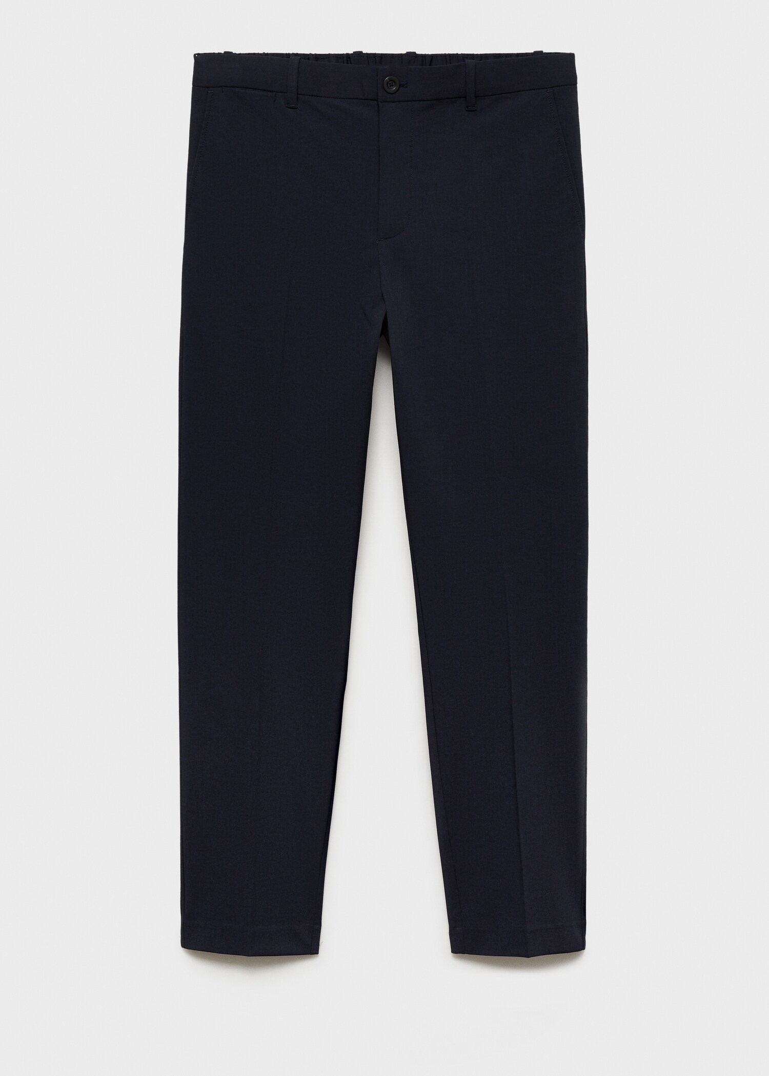 Stretch fabric slim-fit trousers - Article without model