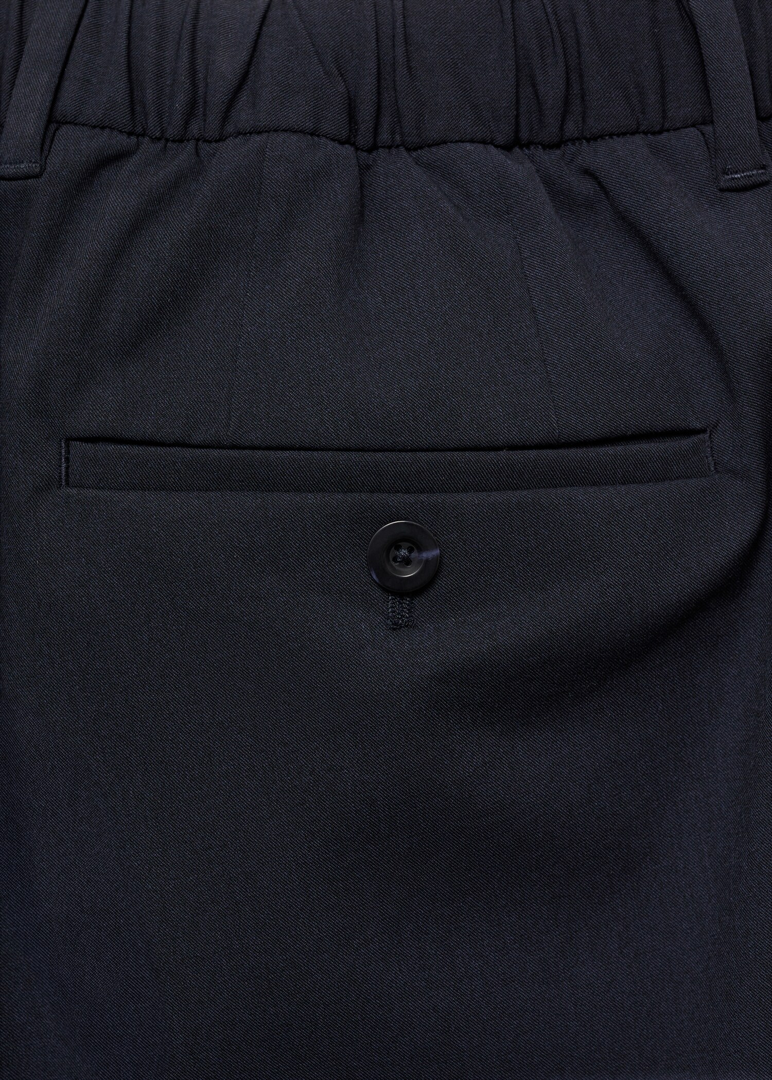 Stretch fabric slim-fit trousers - Details of the article 0
