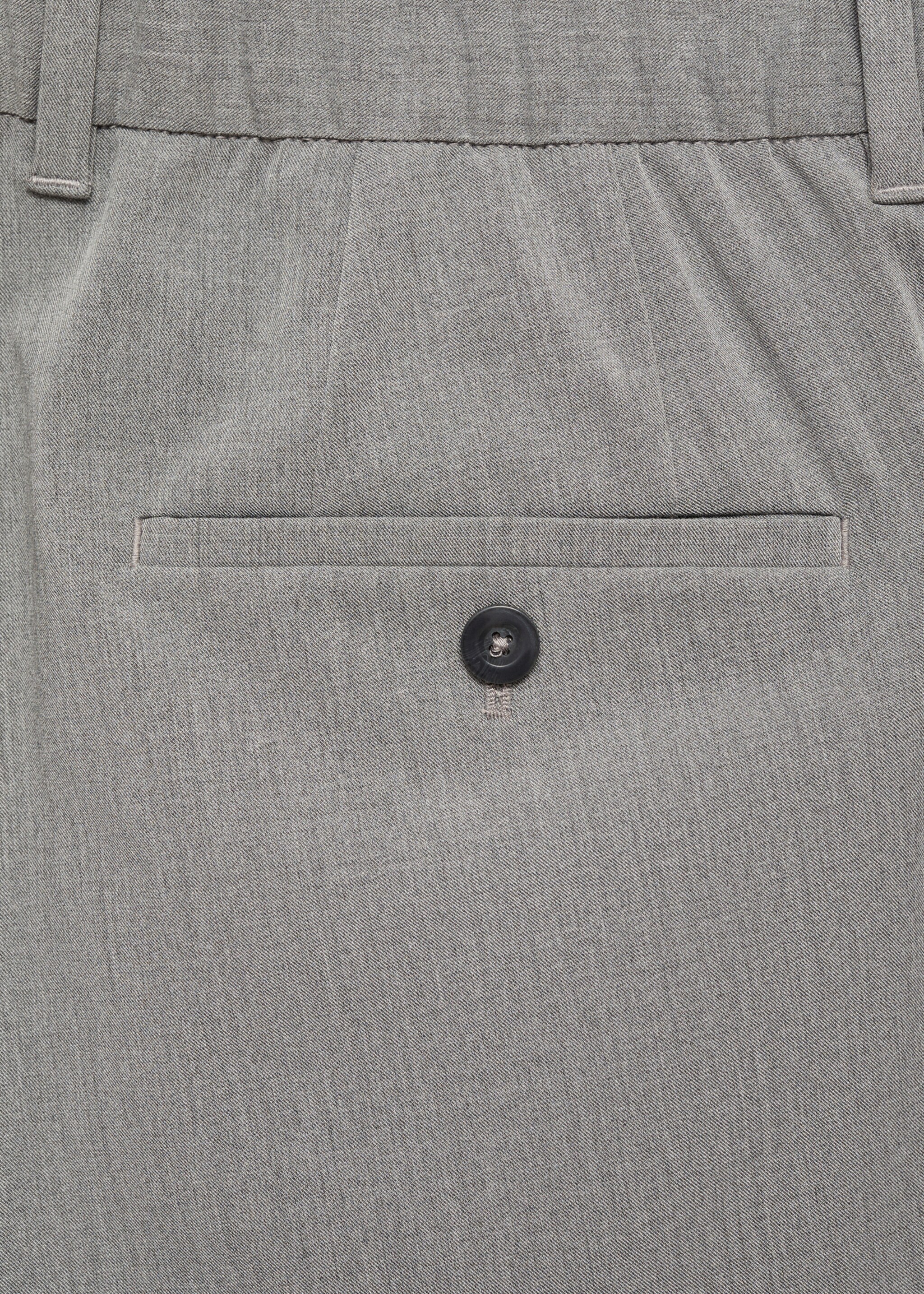 Comfort stretch slim-fit broek - Detail van het artikel 0, Grijs. Ref: 77014436-00.