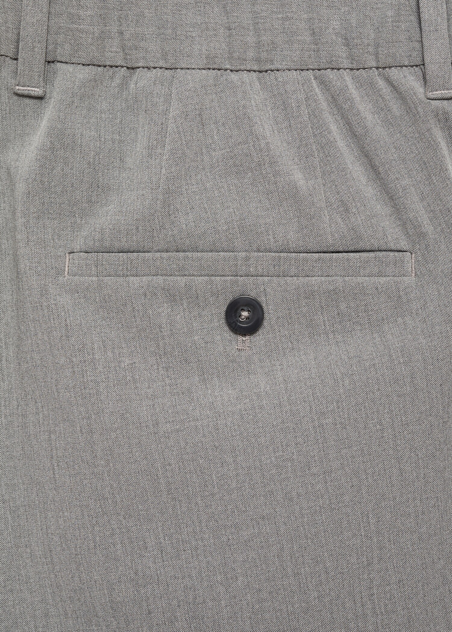 Stretch fabric slim-fit trousers - Details of the article 0