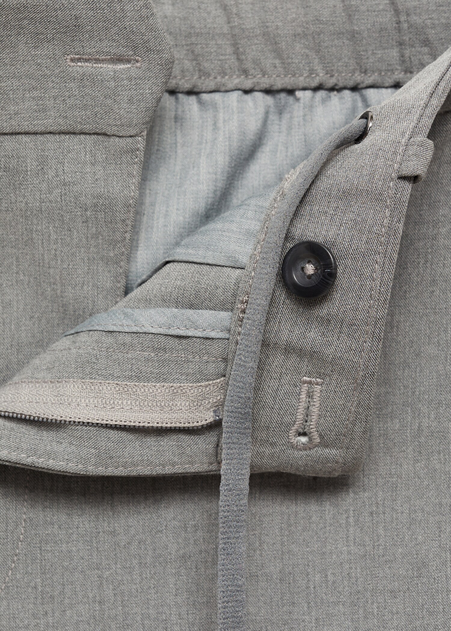 Stretch fabric slim-fit trousers - Details of the article 8