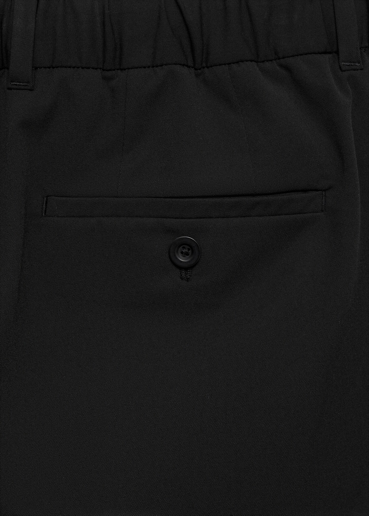 Stretch fabric slim-fit trousers - Details of the article 0