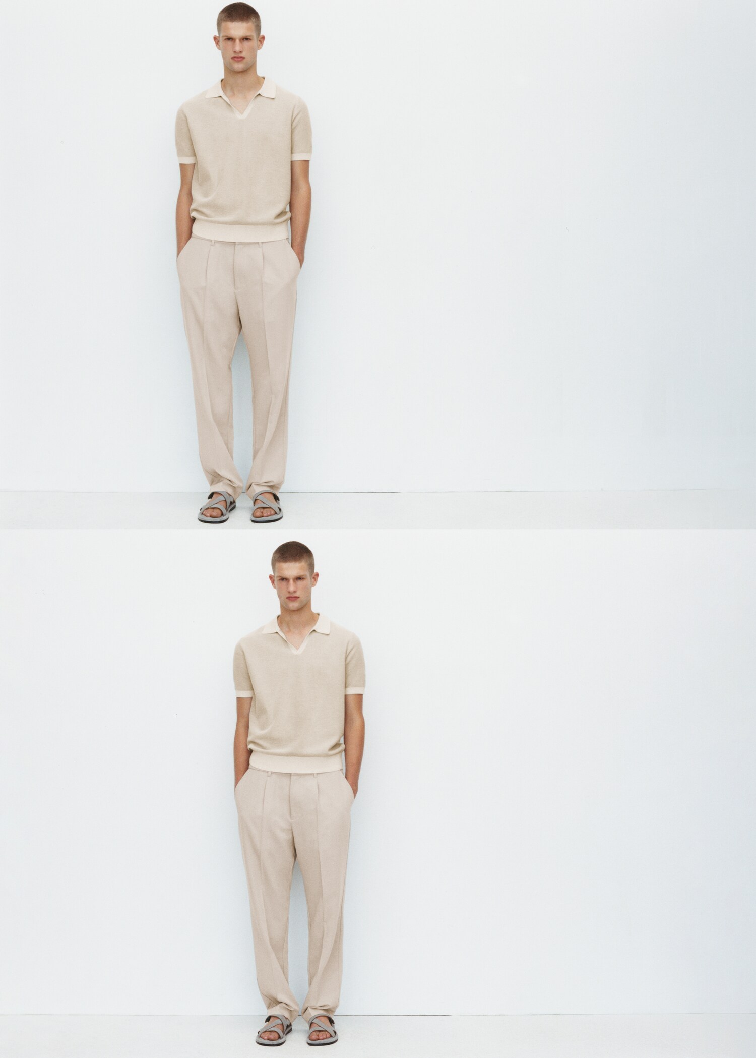 Pantalon regular-fit fluide pinces - Détail de l'article 5